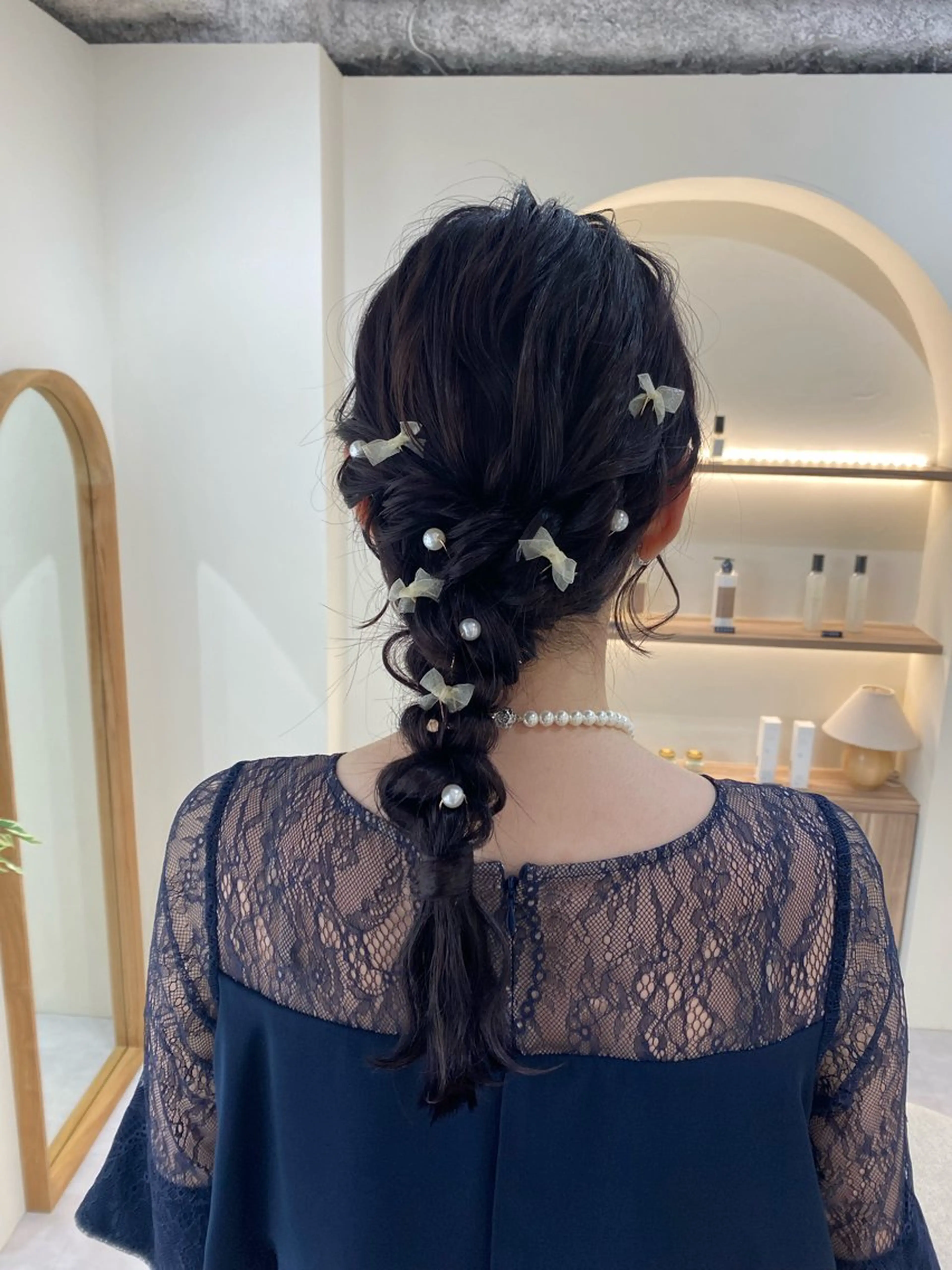 ロング ヘアセット 博多美容室♡ 髪質改善/艶カラーのヘアスタイル