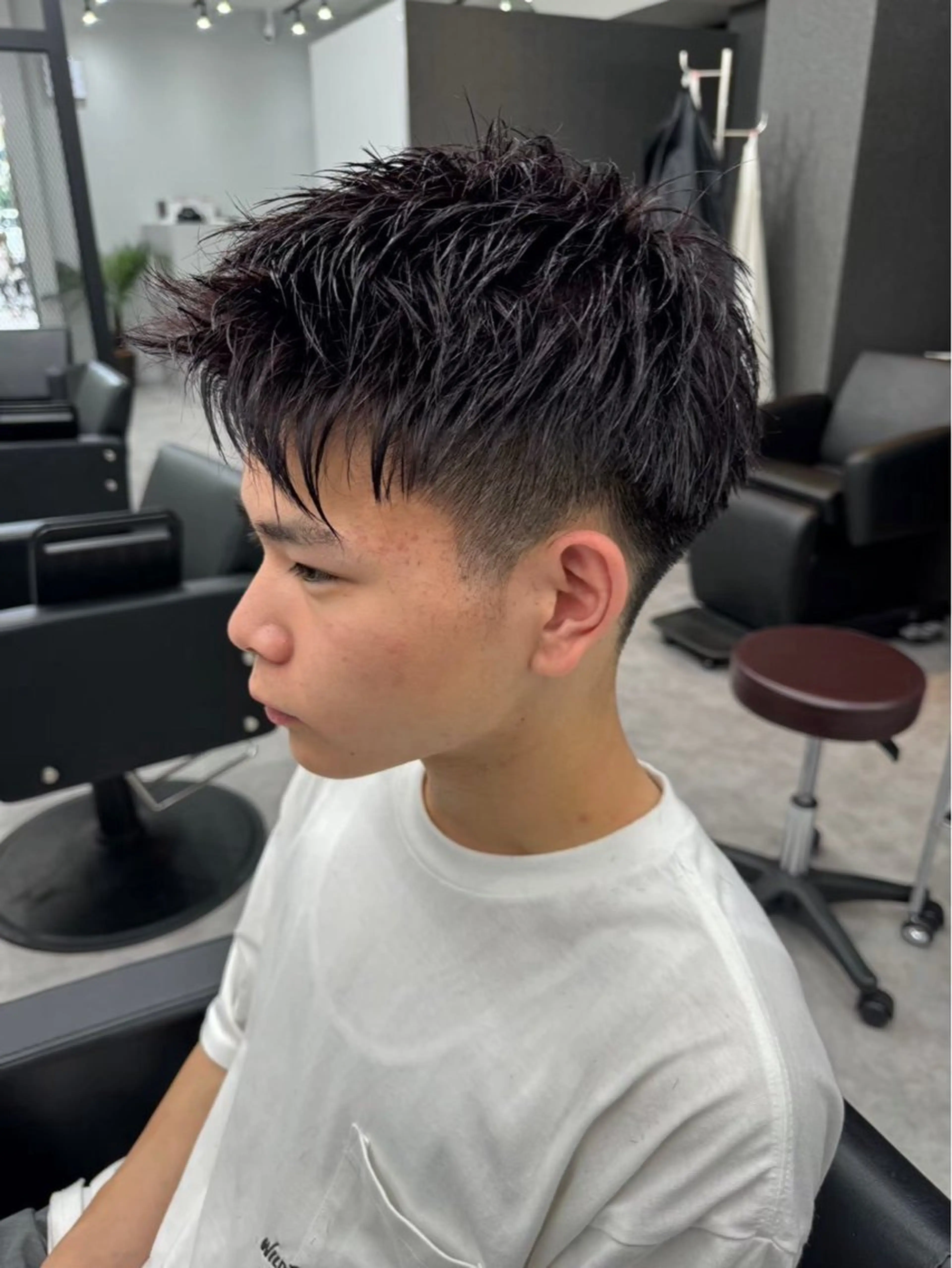 ショート メンズ ⭐️メンズカラー⭐️ No1二田健吾‼️のヘアスタイル