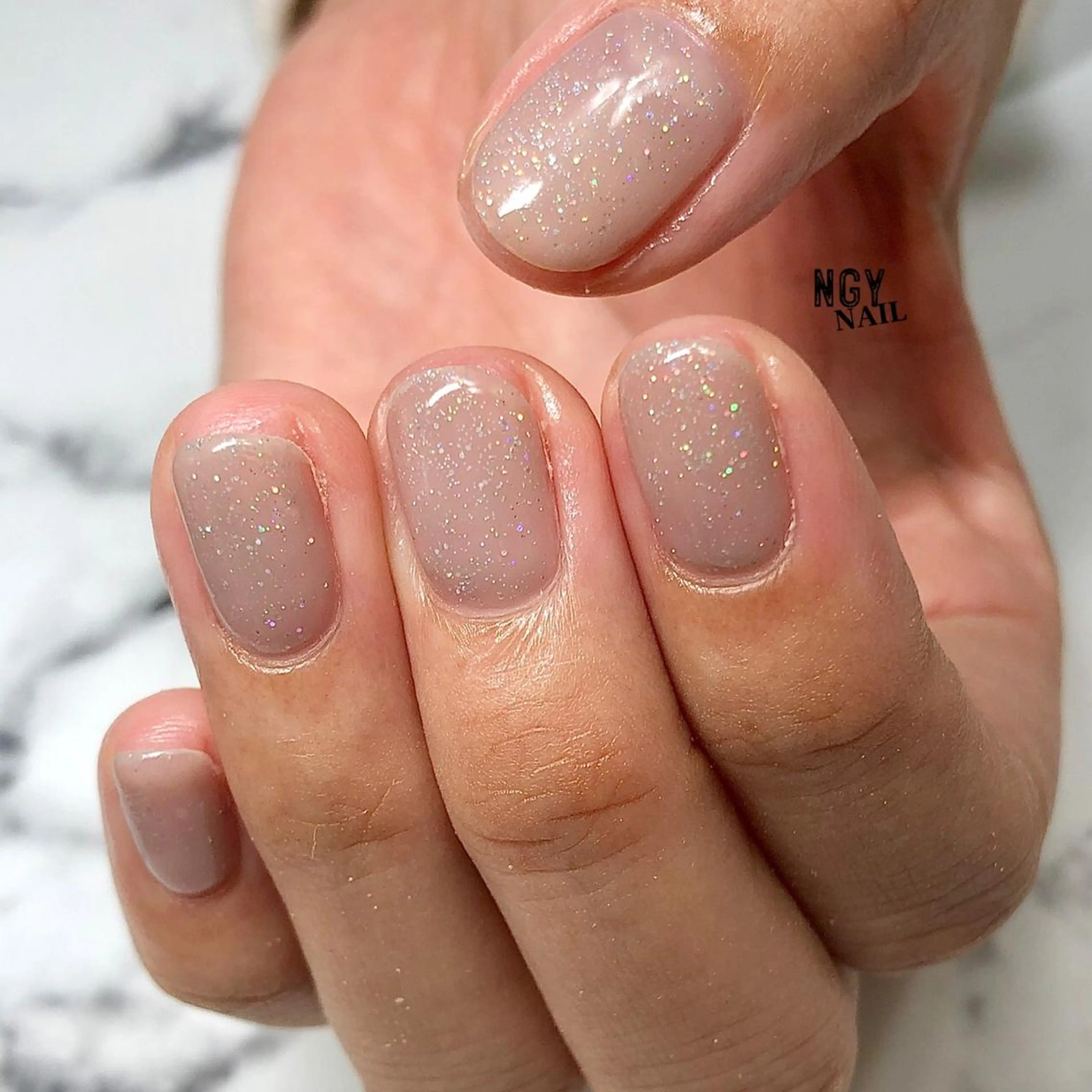 ネイル ラメ(グリッター) ハンドネイル NAIL NOWのネイルデザイン