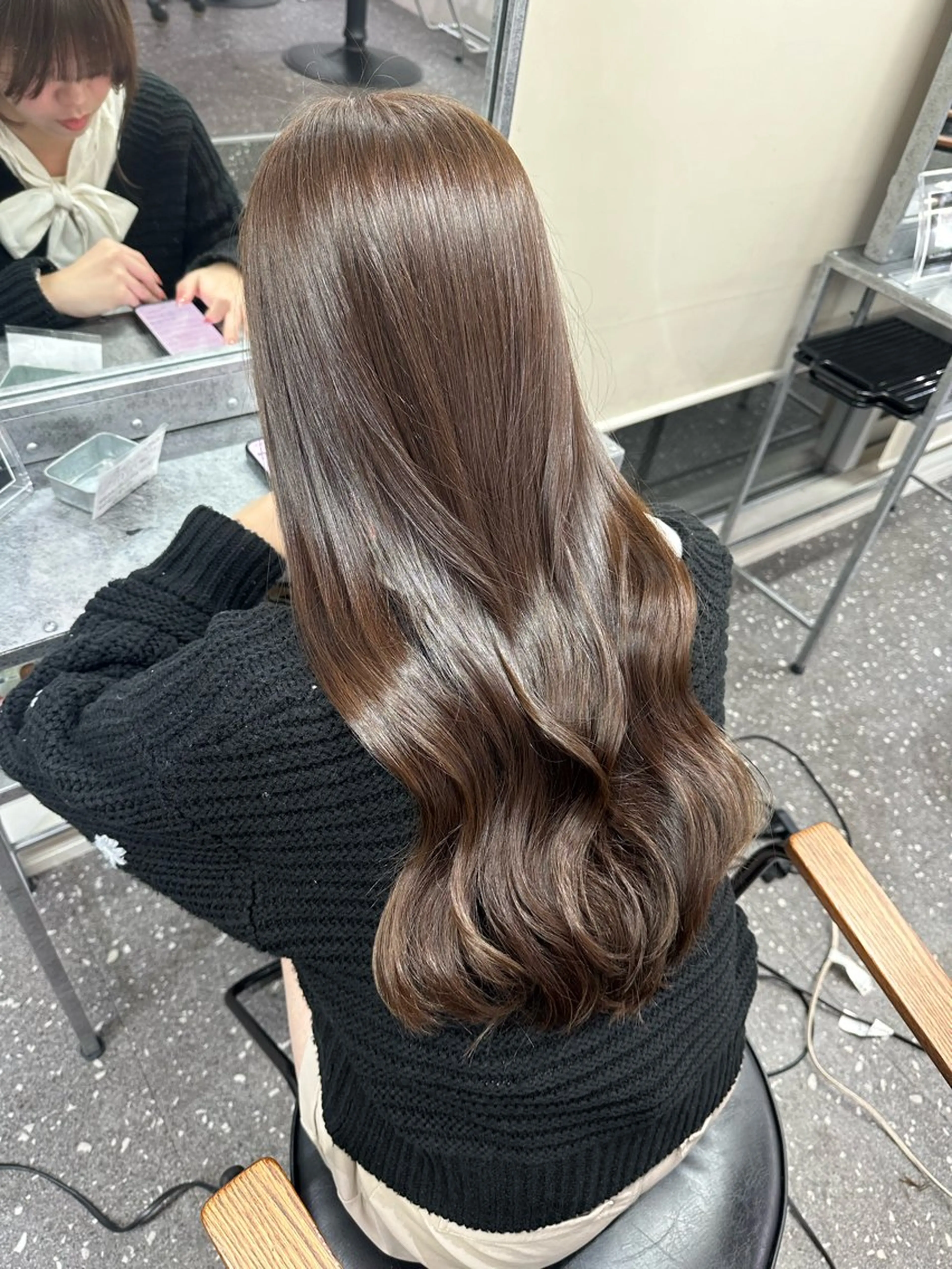 ロング カラー ヘアカラー トリートメント 髪質改善⭐️縮毛矯正 吉祥寺⭐️Rinaのヘアスタイル