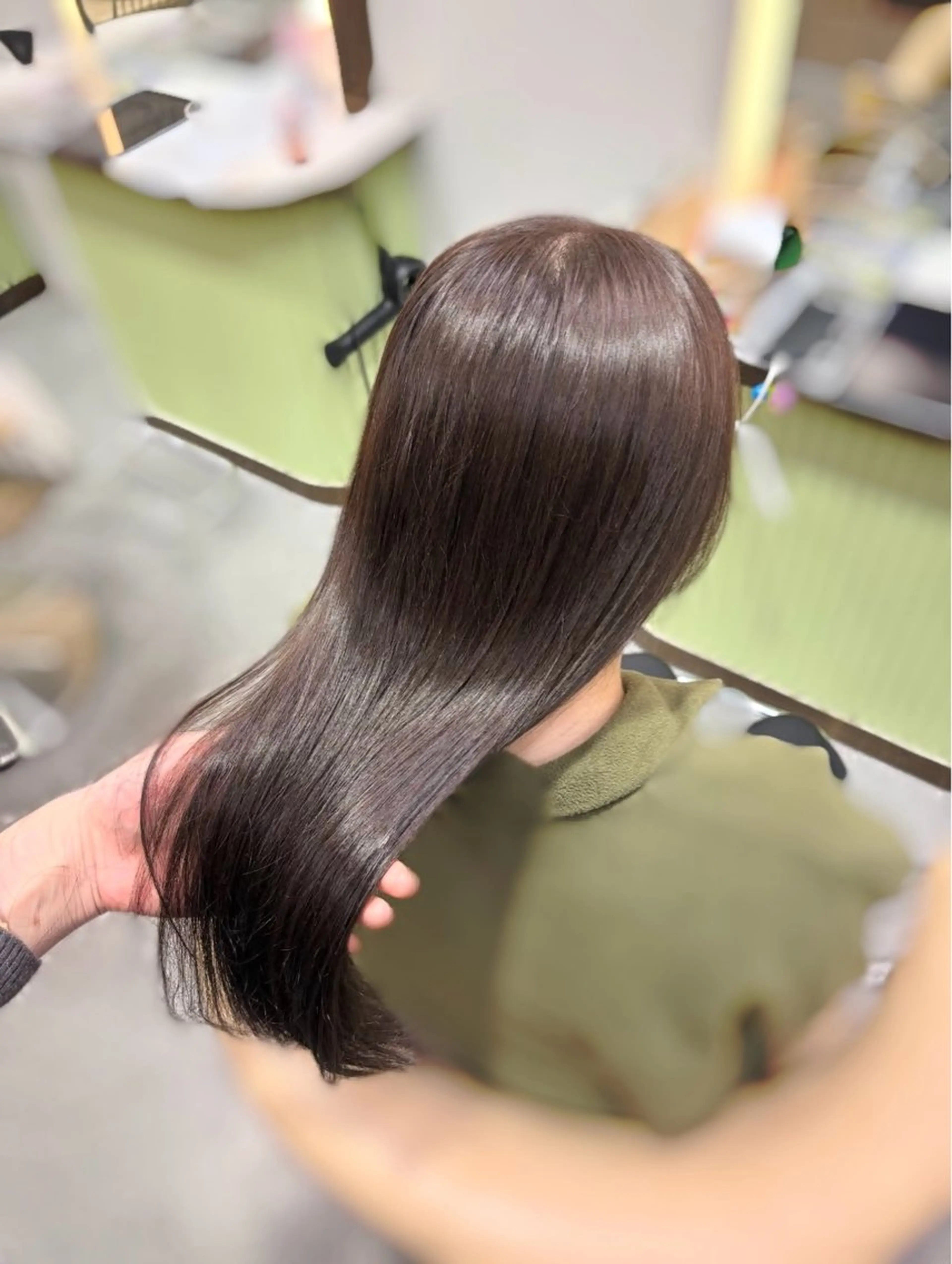 セミロング ヘアカラー 🔆大宮/韓国ヘア 髪質改善/らいあ🔆のヘアスタイル