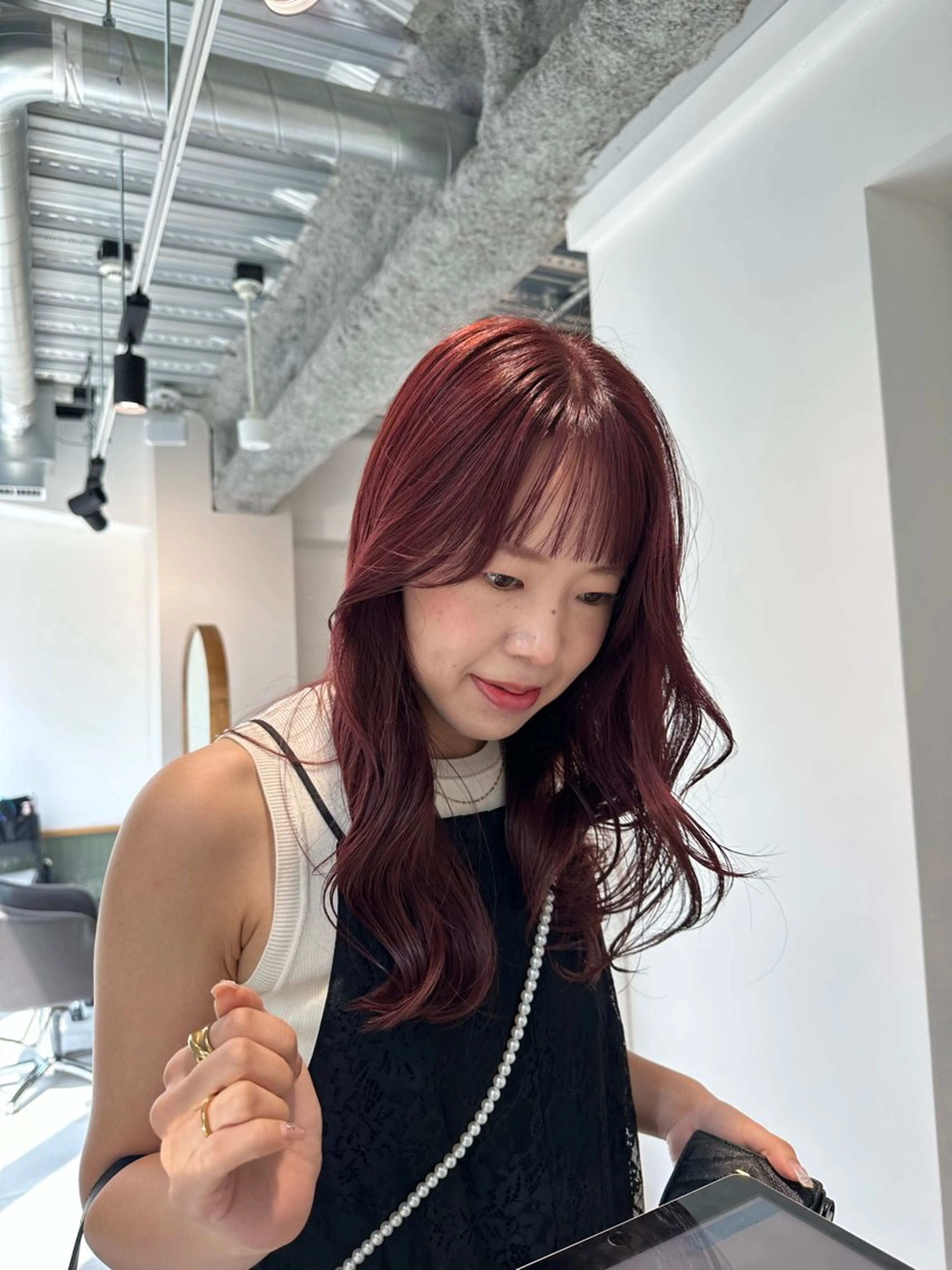 セミロング カラー キッズ オトナヘア🌿 harukaのヘアスタイル