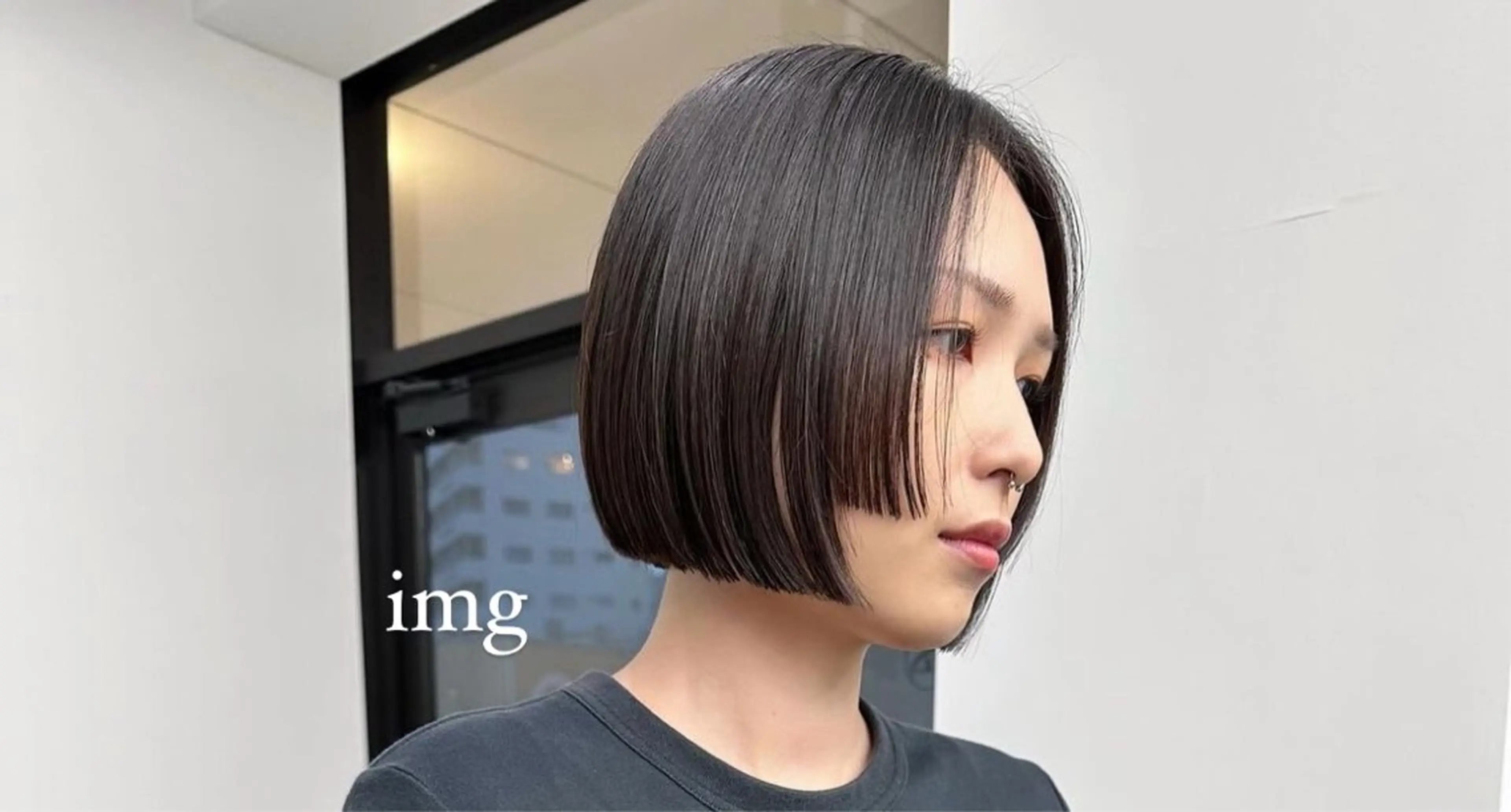 ショート AHNKISM所属・似合わせカット/ ボブ特化【堀江】のヘアスタイル