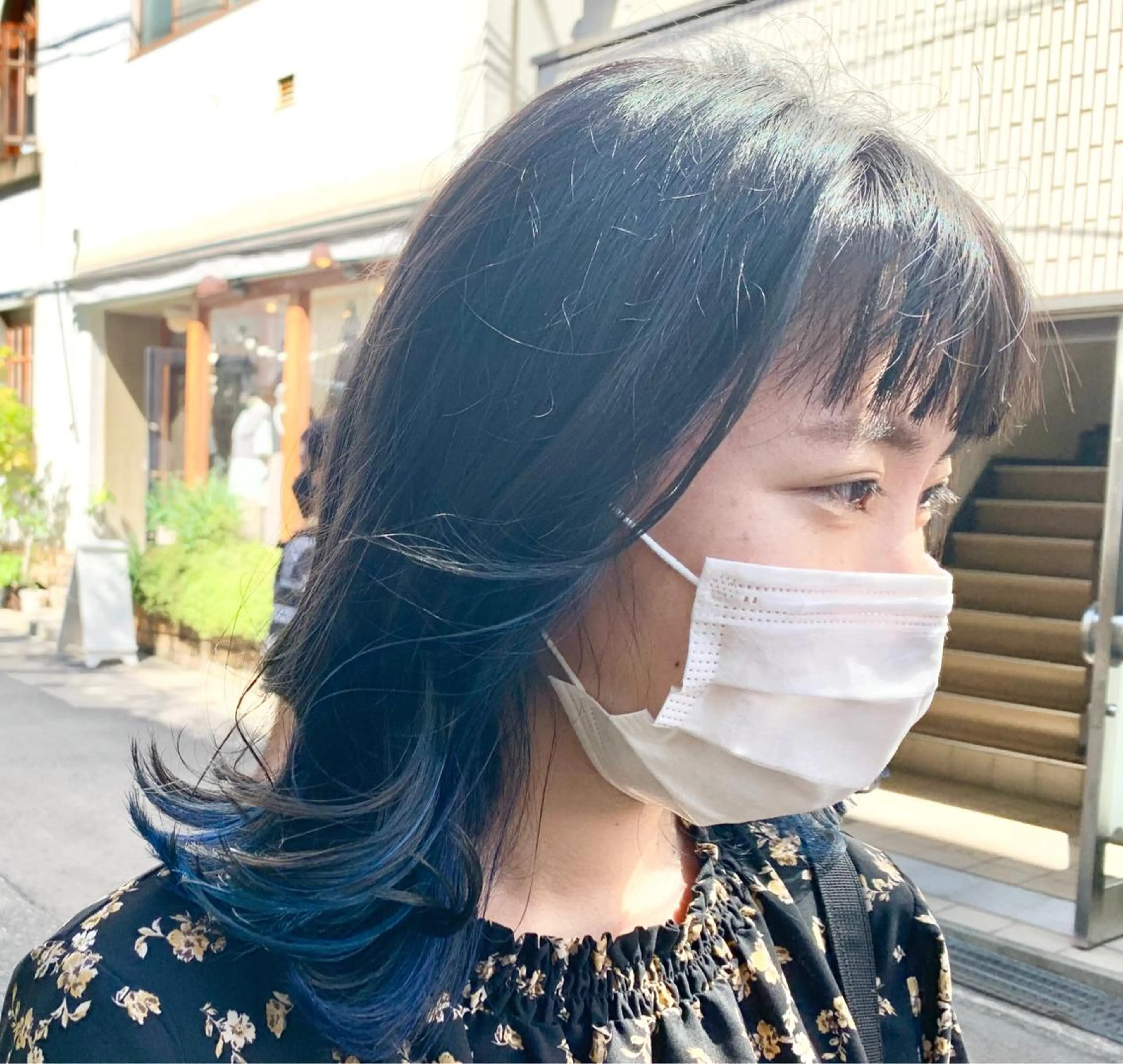 ミディアム カット ヘアカラー トリートメント LEB所属・下河 宗太のヘアスタイル