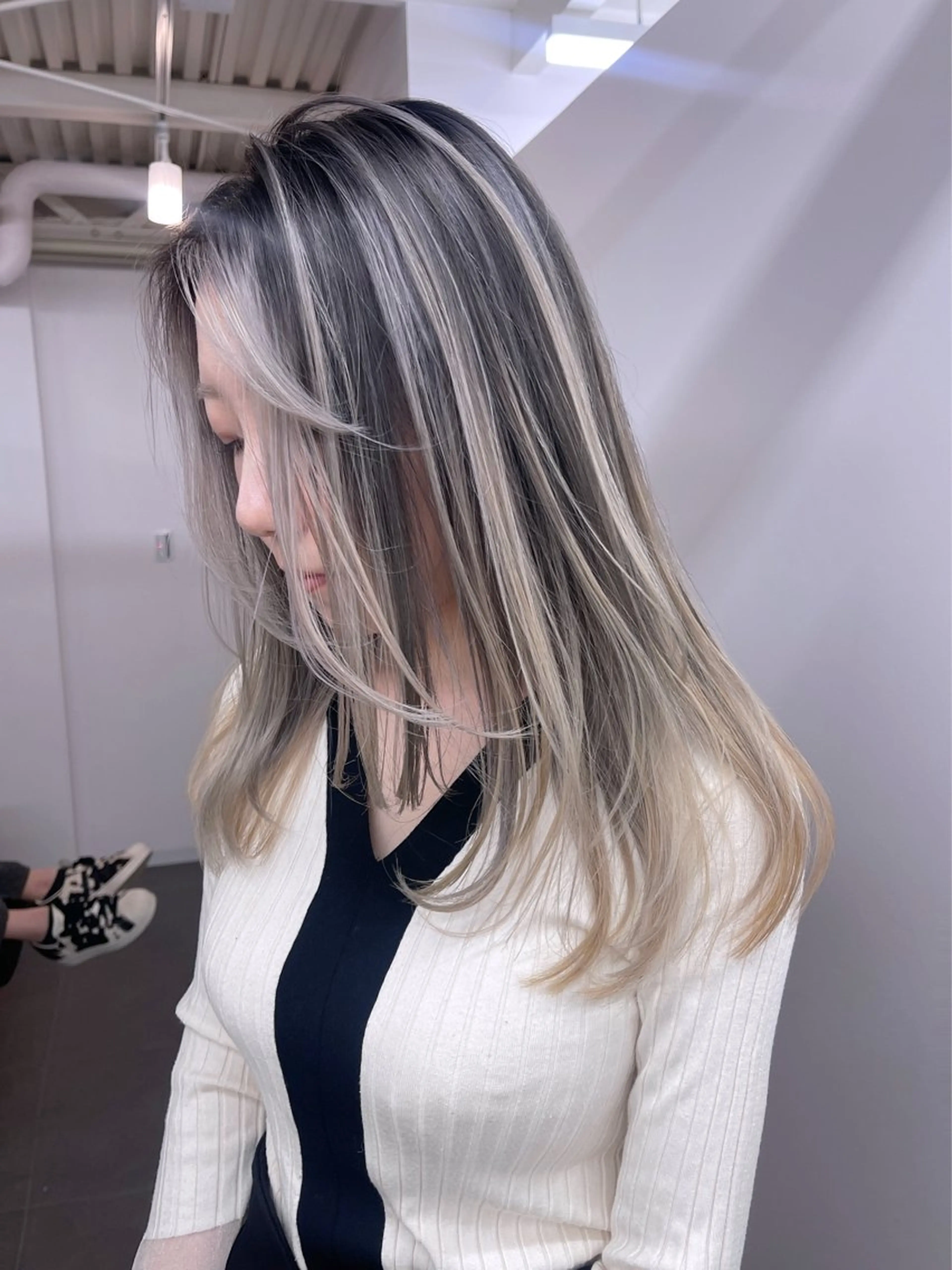 カラー バレイヤージュ BOOMBOX所属・Clair クレアのヘアスタイル