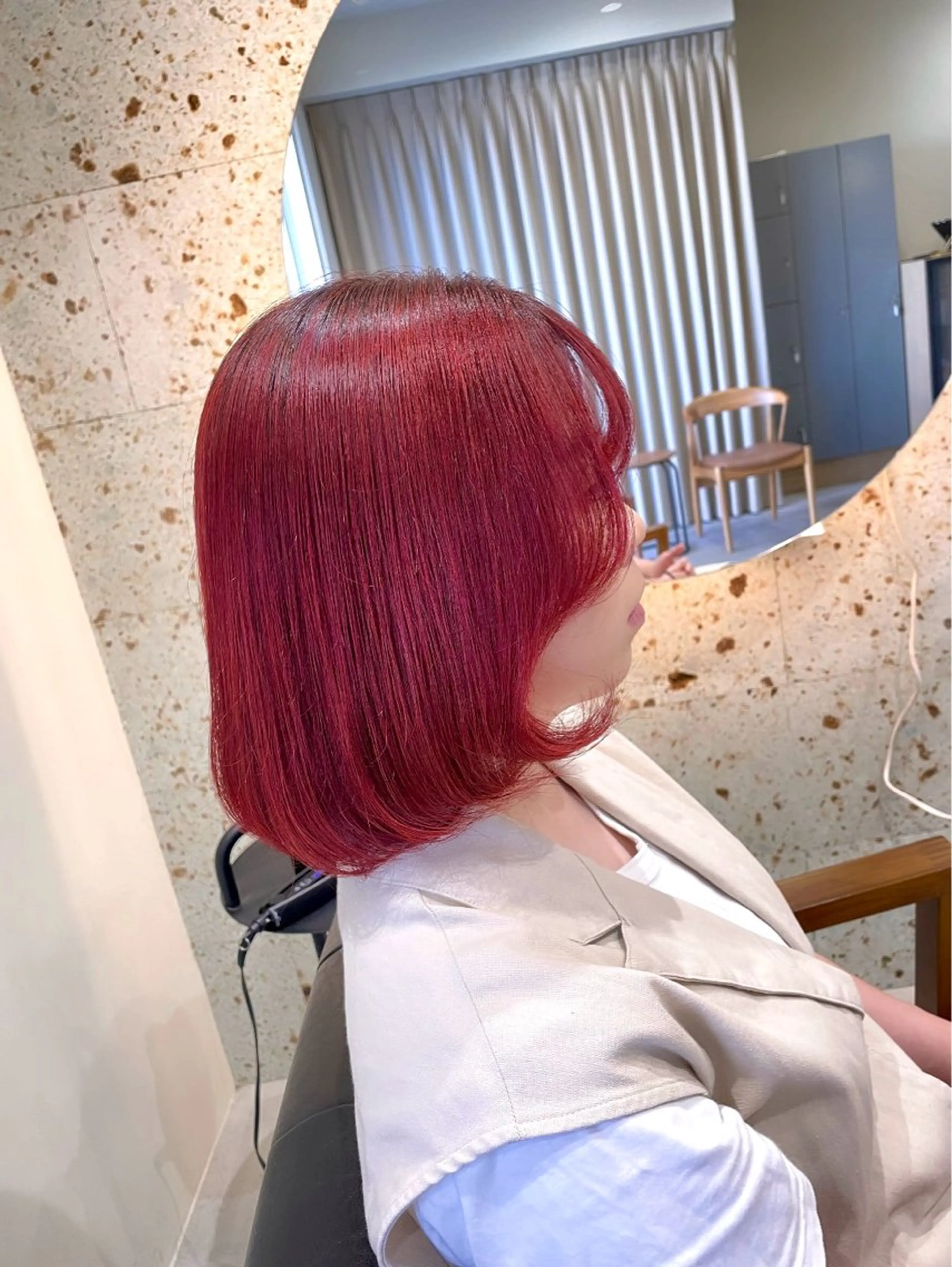 ショート カラー ヘアカラー トリートメント tim所属・tim hinaのヘアスタイル