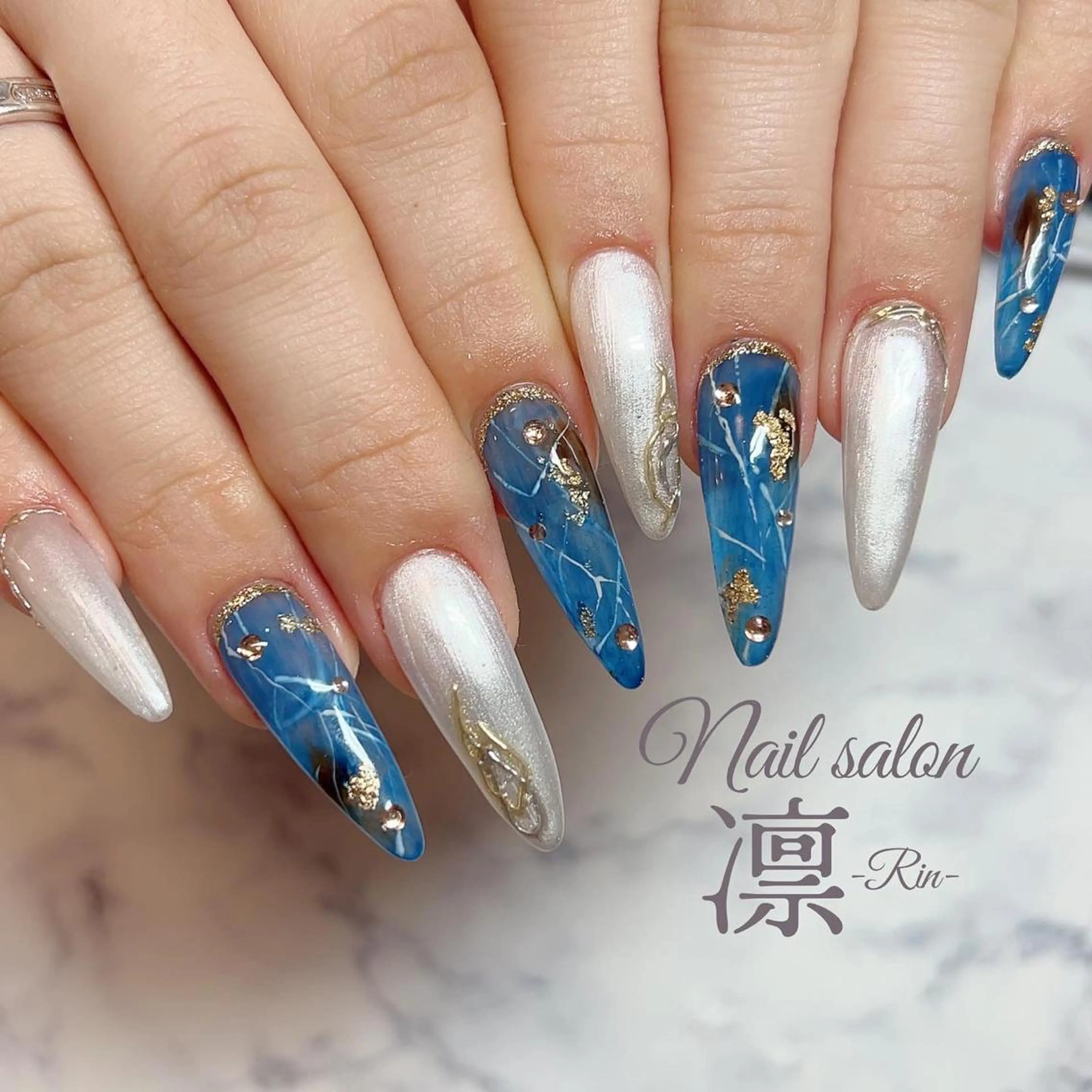 ネイル スカルプネイル private salon凛のネイルデザイン