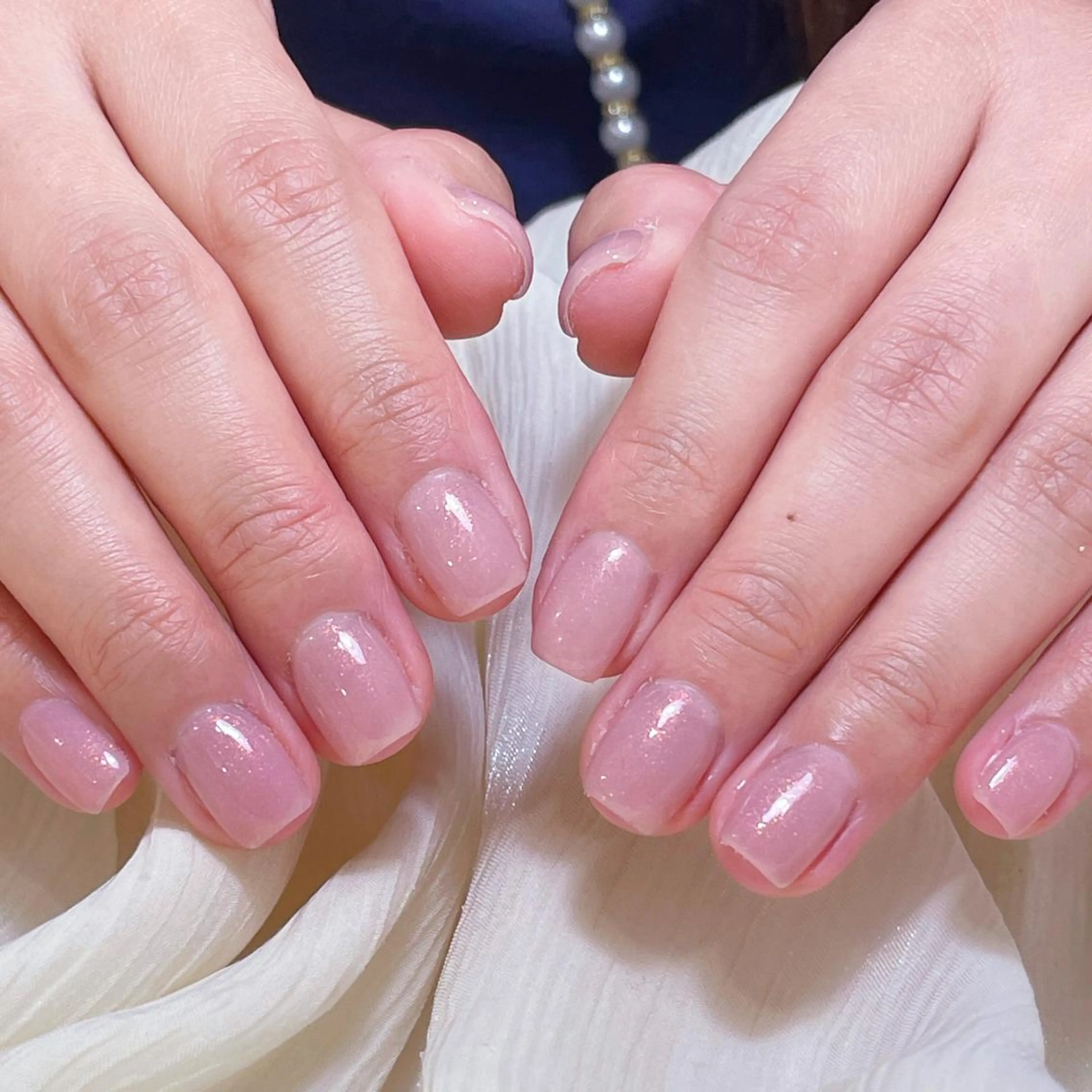 ネイル アートネイル オーロラネイル ガーリー キラキラネイル 韓国ネイル Nail Monsterのネイルデザイン