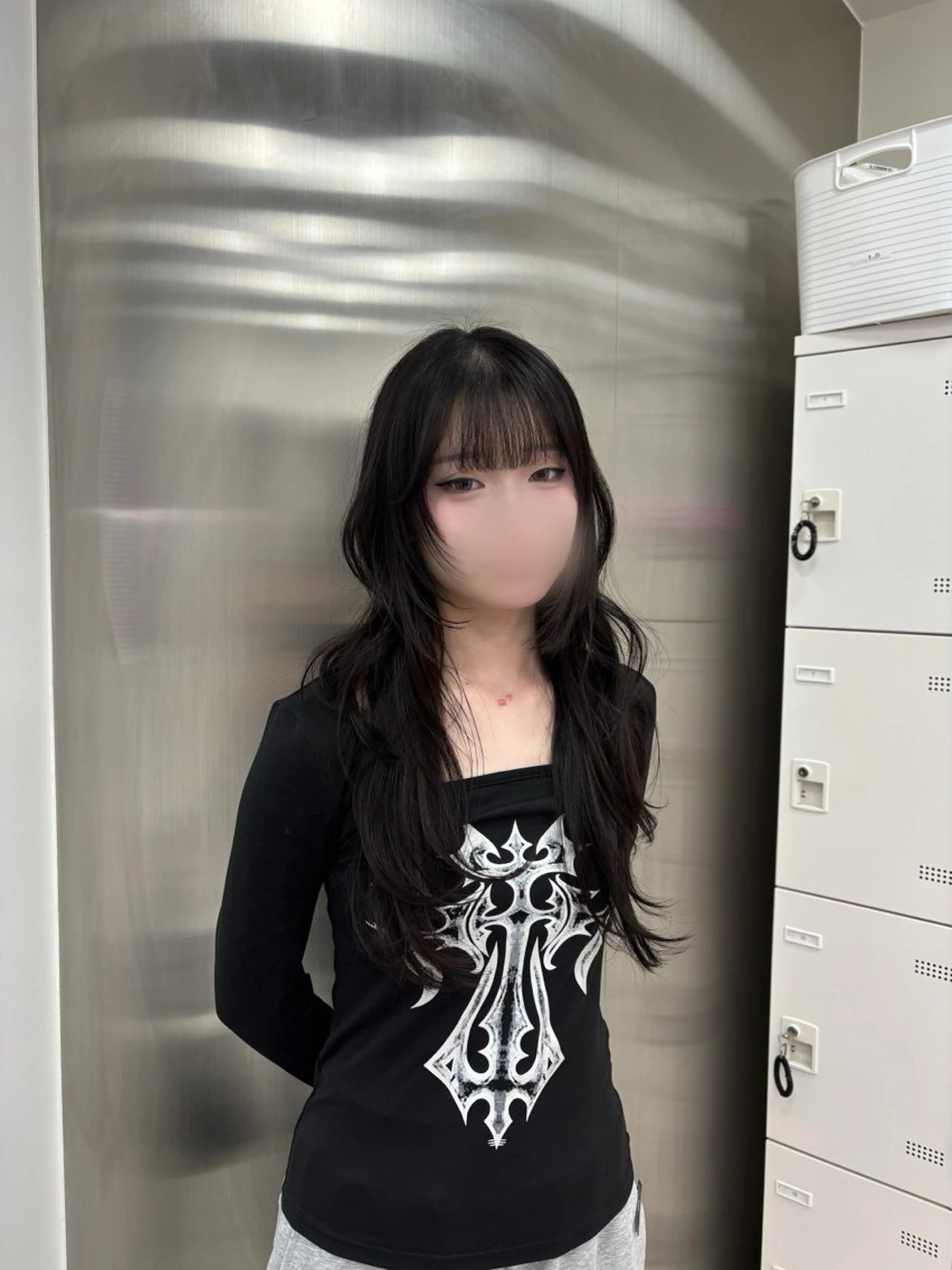 ロング 表参道ハッシュカット レイヤー/リノンのヘアスタイル