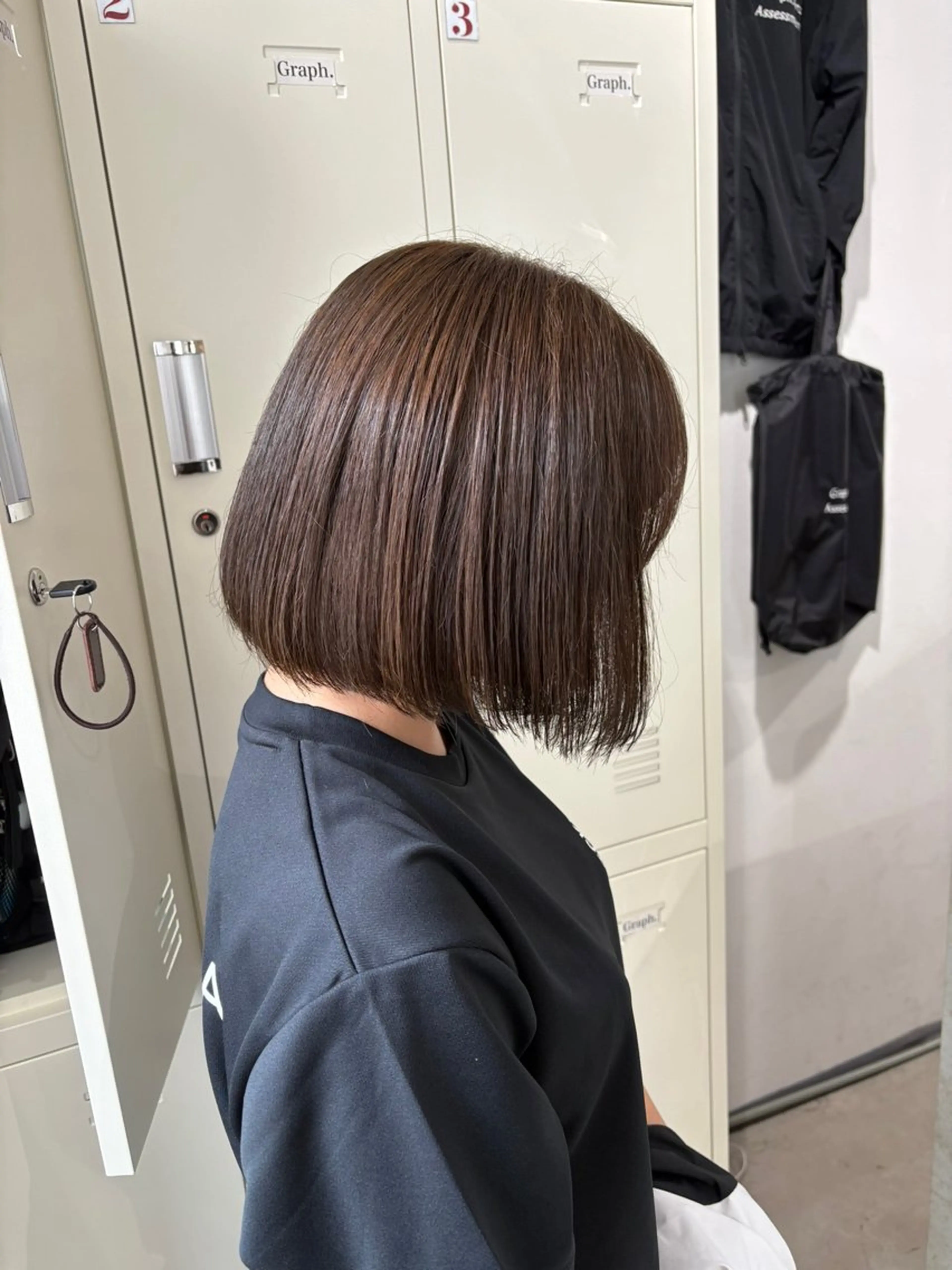 ショート ボブ カット ヘアカラー ボブ/レイヤー /河内温太のヘアスタイル