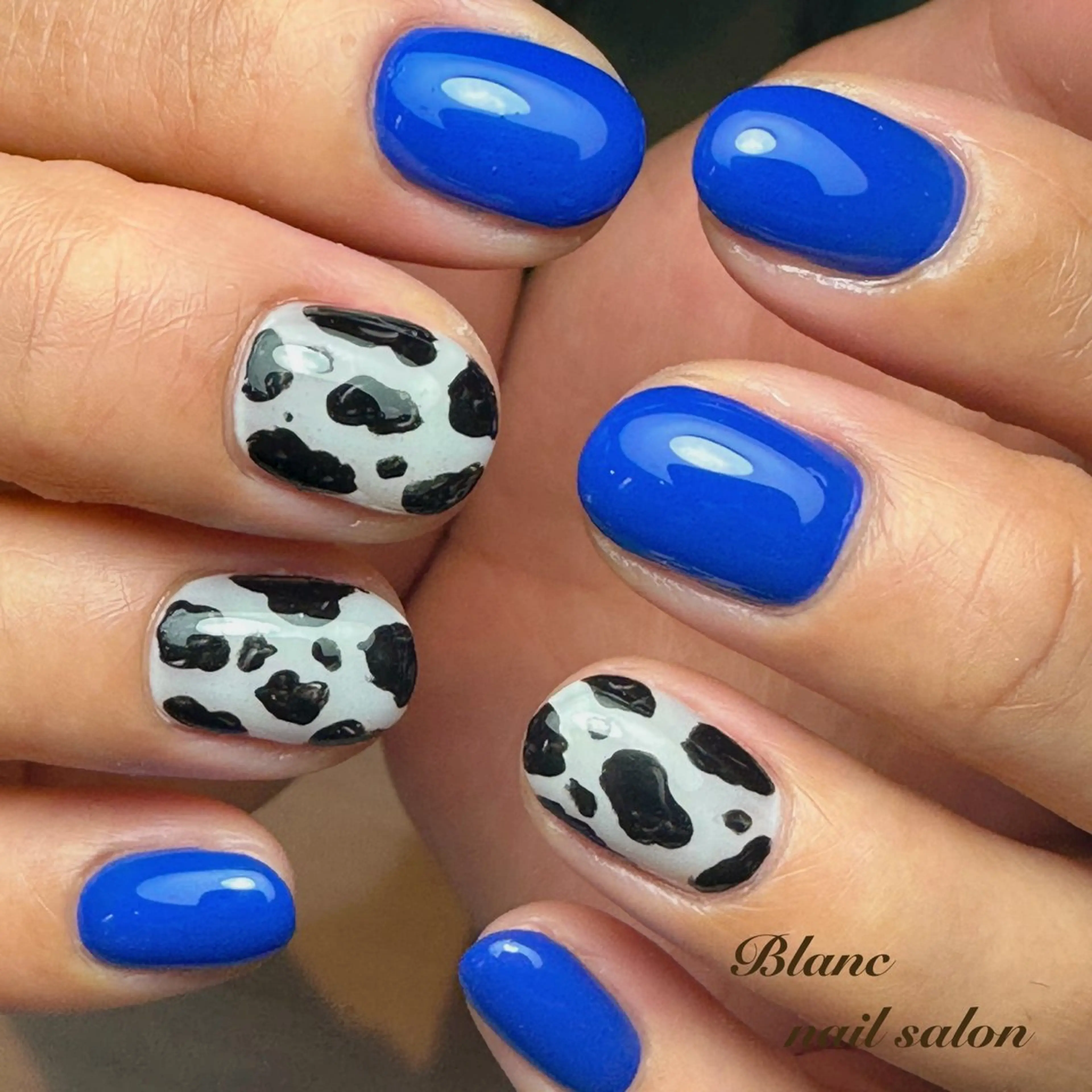 ショート Blanc ブランのネイルデザイン