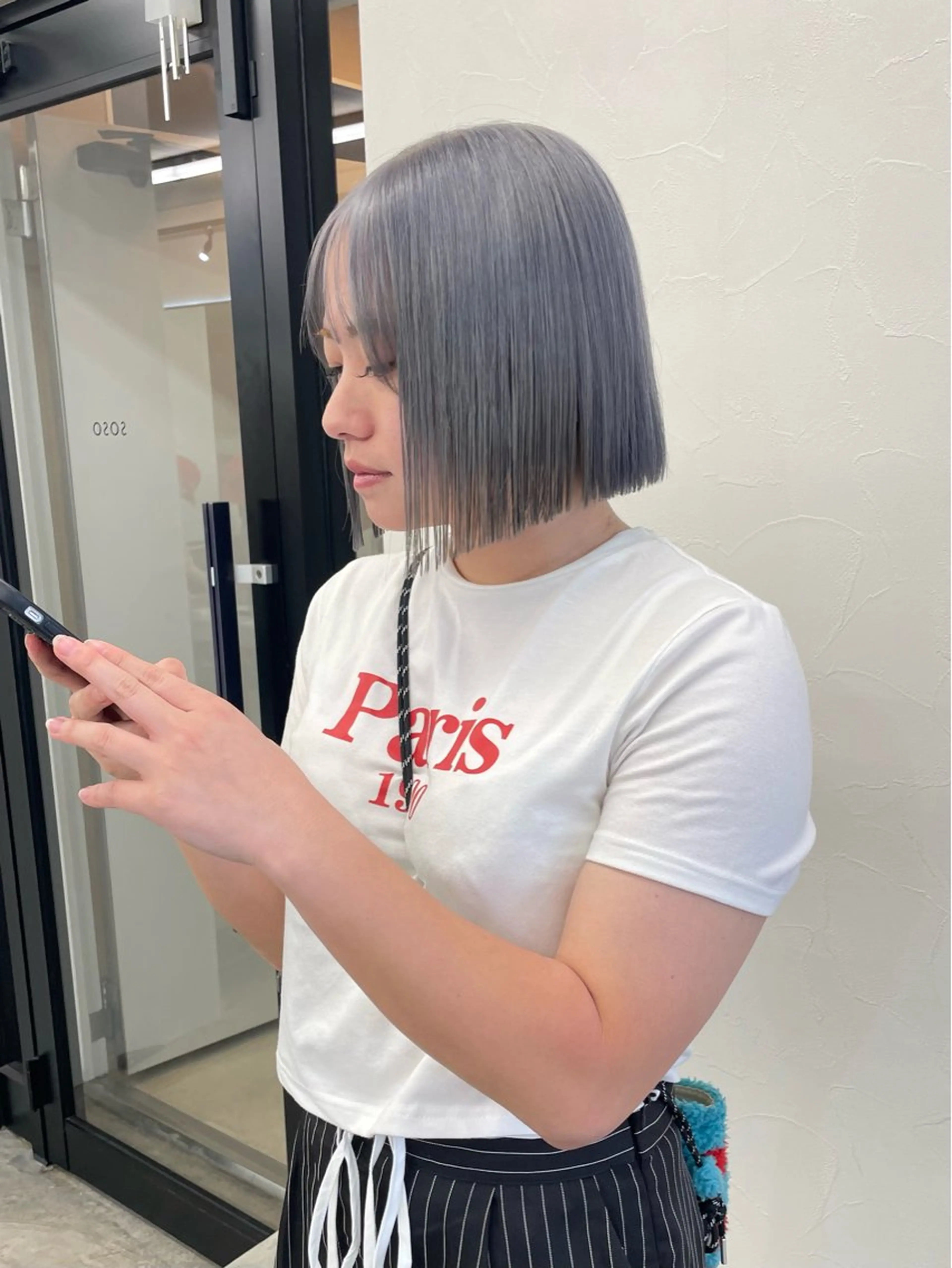 ショート カラー 大人可愛い/透明感 カラー🐰RINAのヘアスタイル