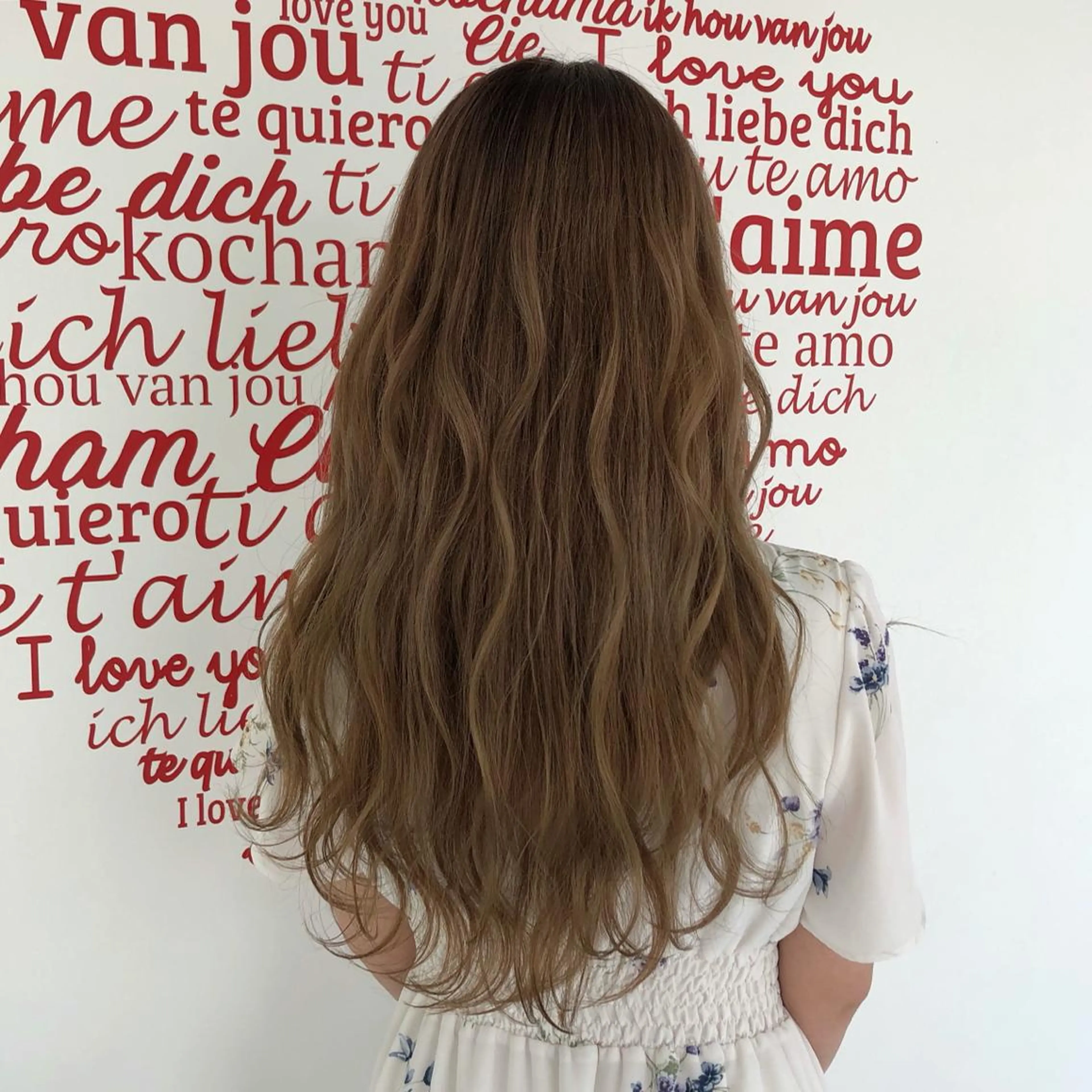 ロング カラー ヘアアレンジ CREAPY　日向野 利菜のヘアスタイル