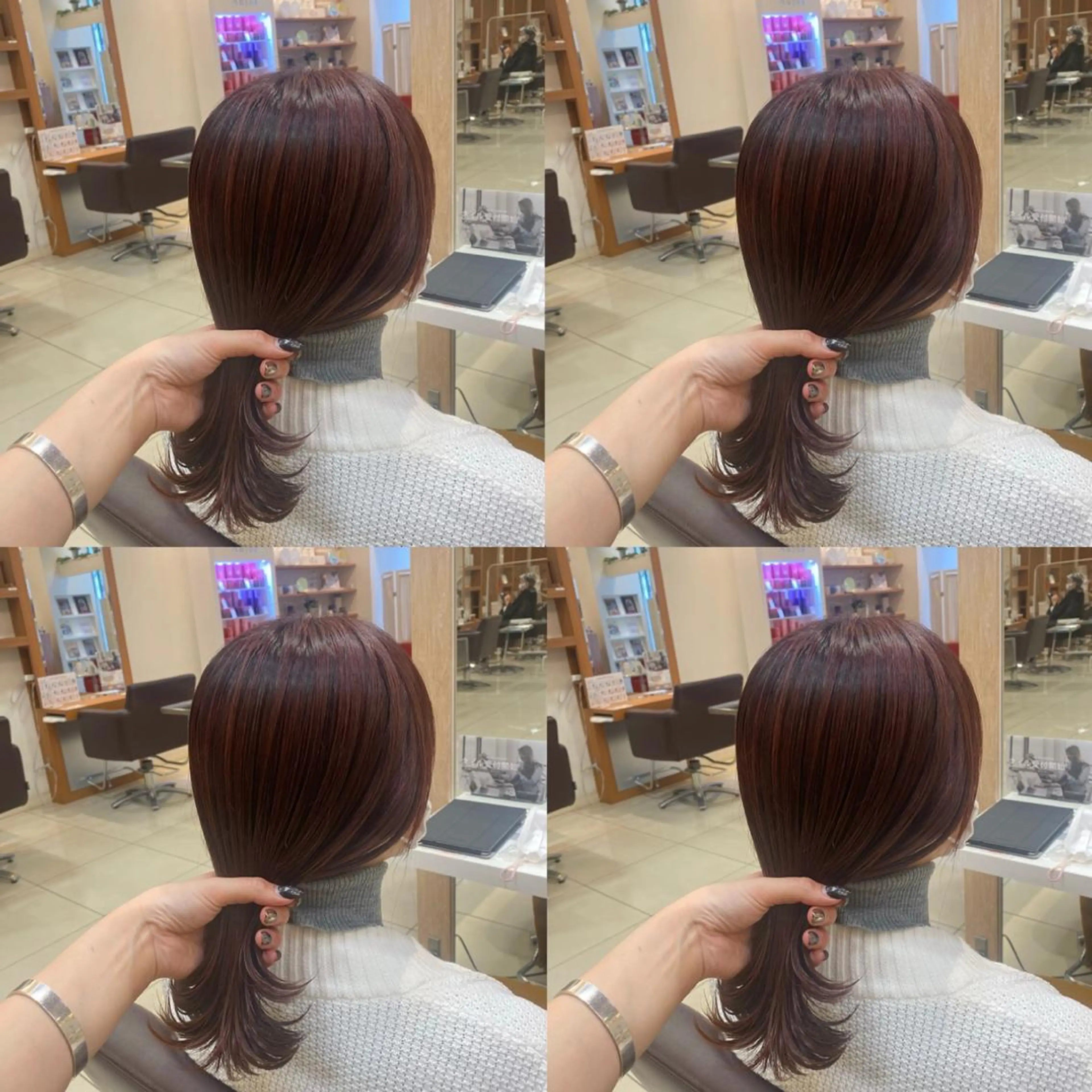 ミディアム カラー ヘアカラー トリートメント 【カラー指名No 1✨】原田響のヘアスタイル