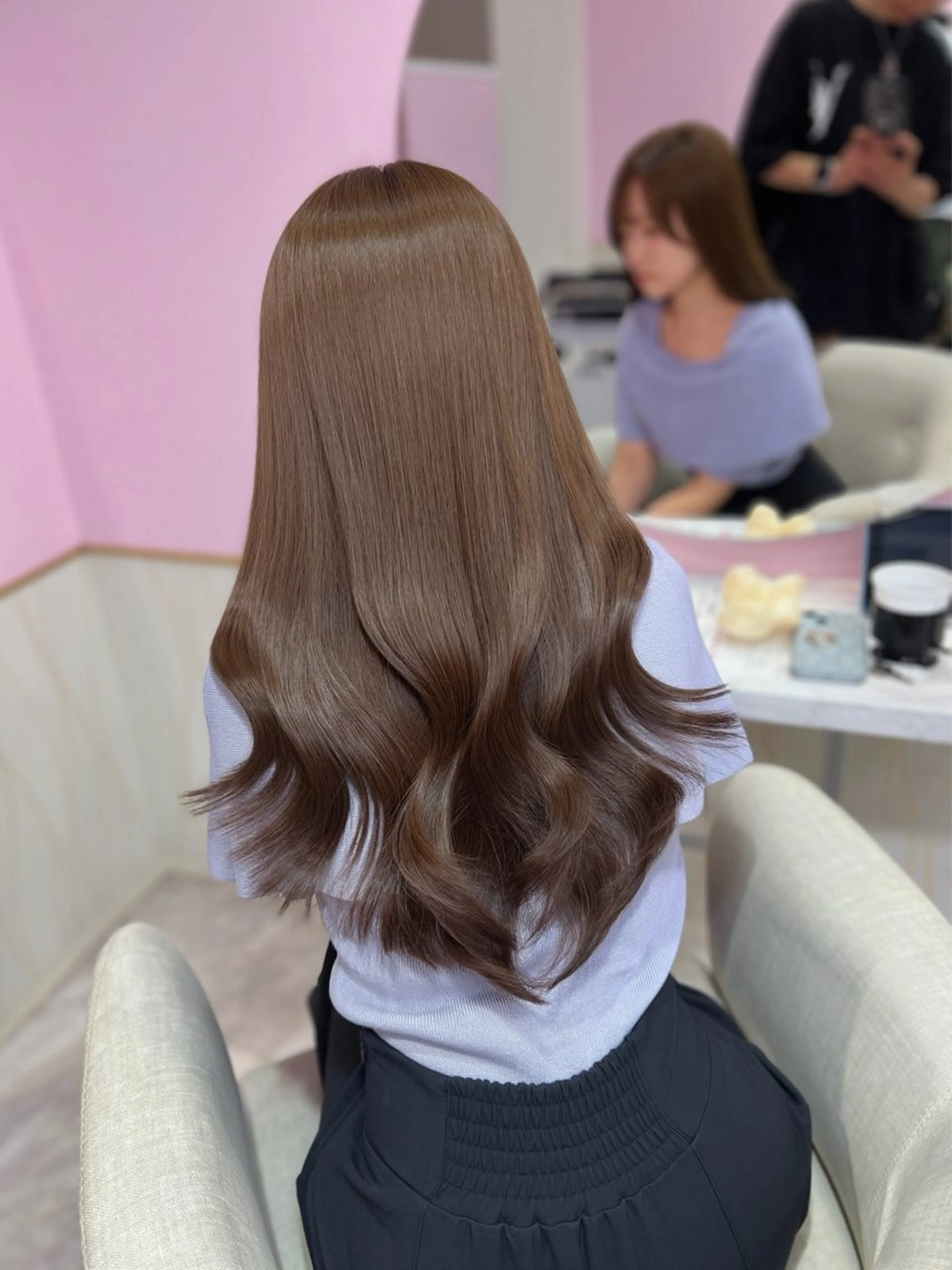 ロング カラー ブリーチ ブリーチなしカラー ヘアカラー 【ADITION】 Konatsuのヘアスタイル