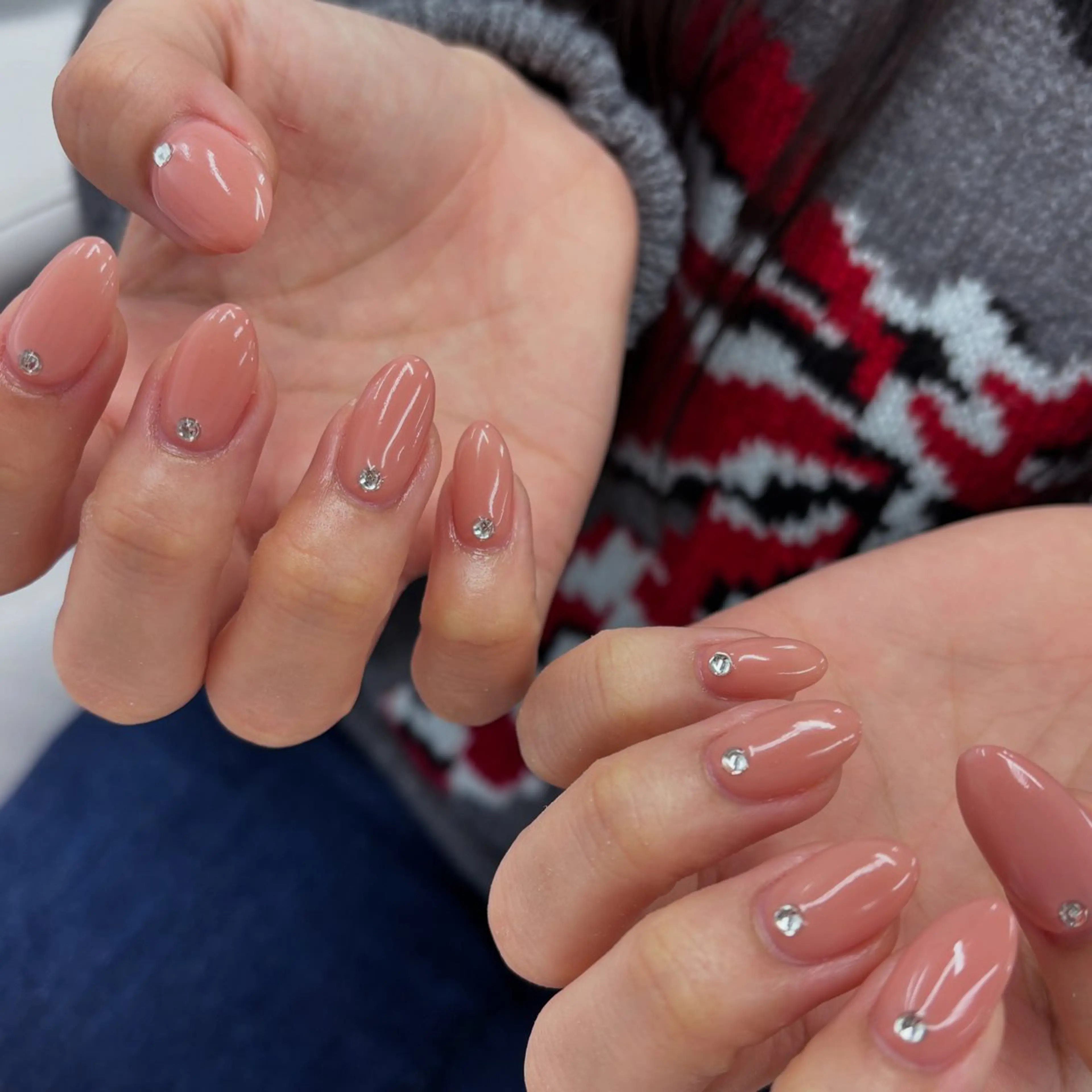 ネイル ストーンネイル ハンドネイル &M Total Beauty【アンドエム】所属・&M【アンドエム】 立川店のネイルデザイン