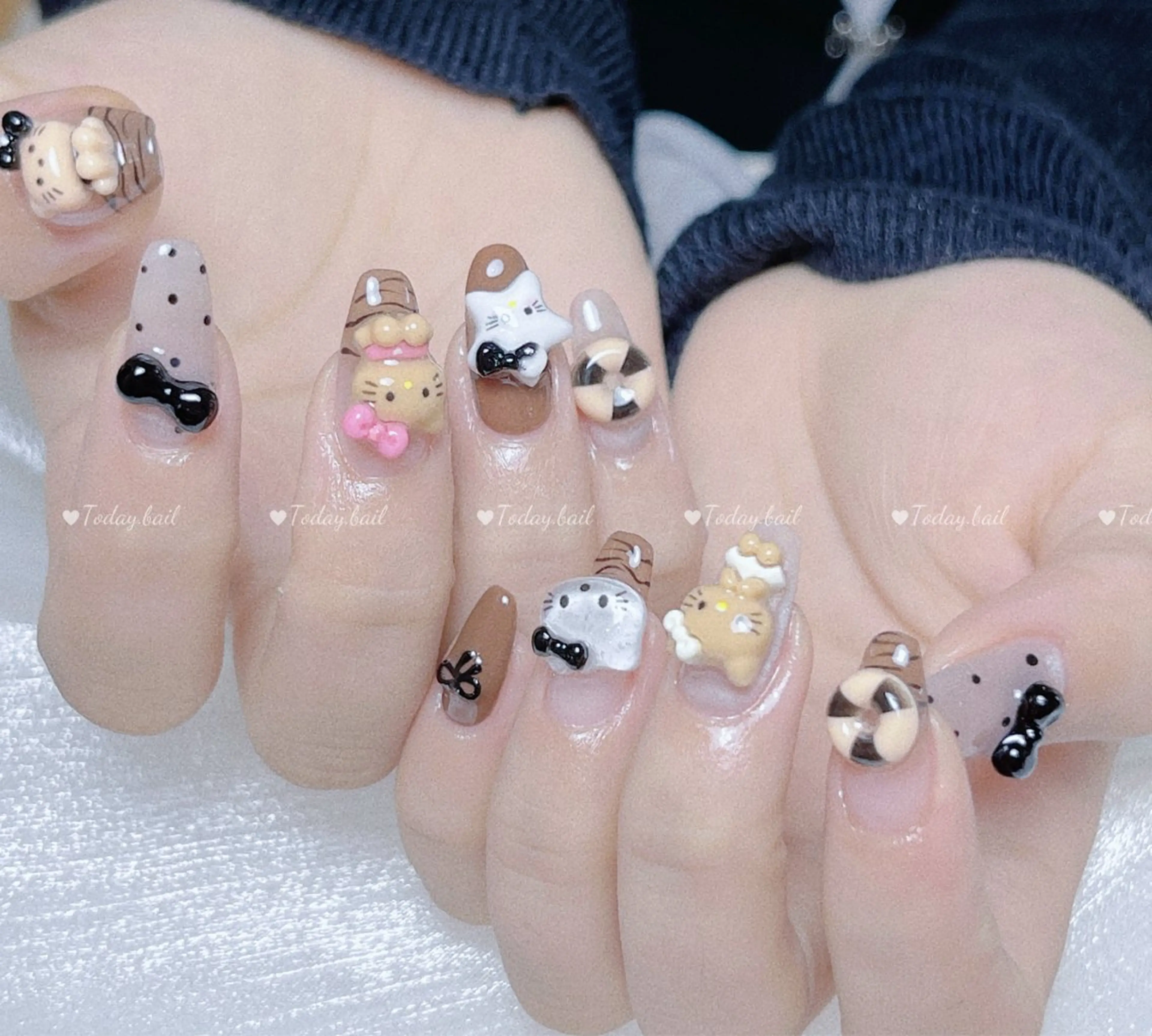 ネイル ハンドネイル 🎀Today nail💅のネイルデザイン