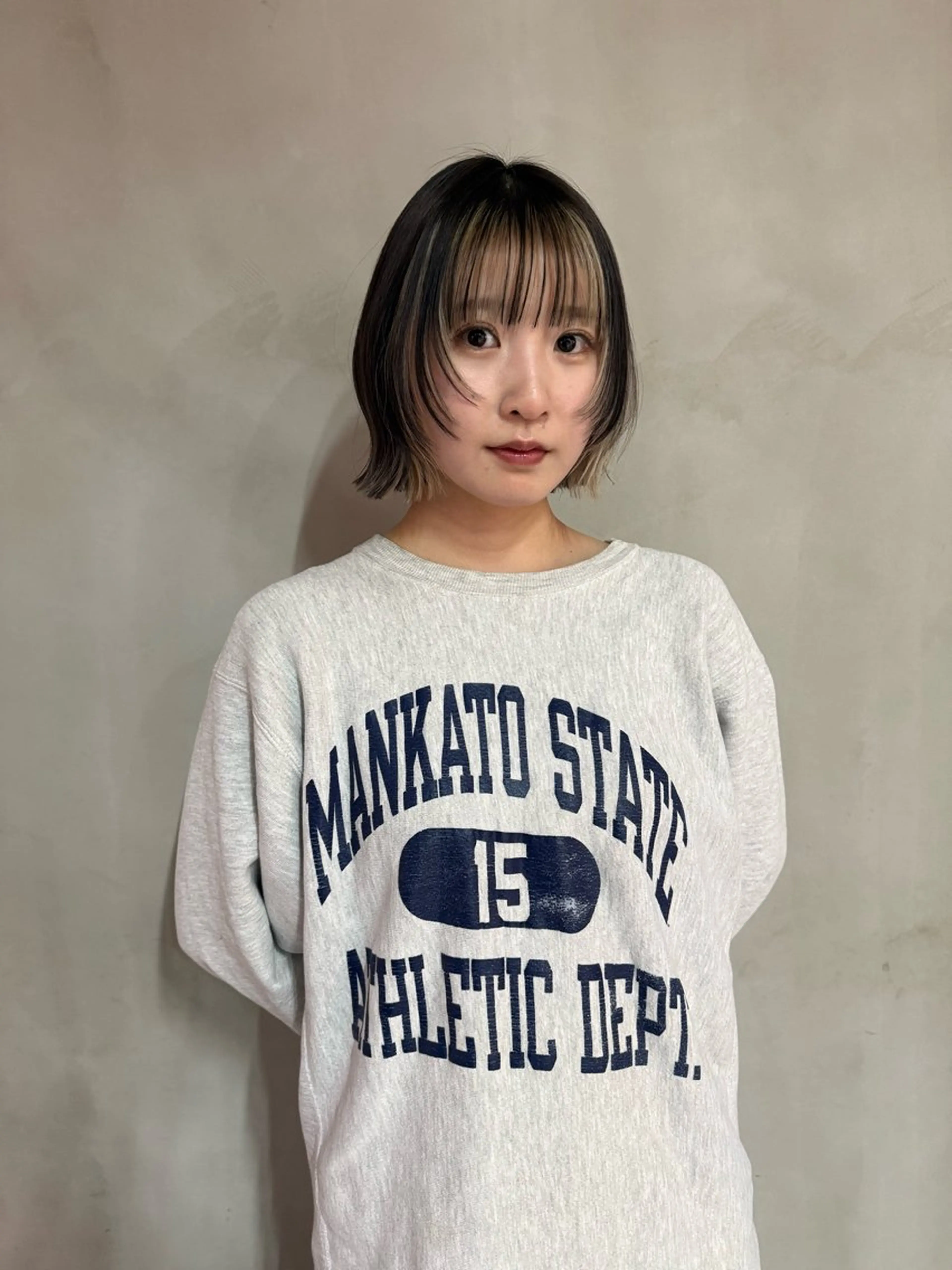 ショート ボブ 似合わせカット 横田 七美のヘアスタイル