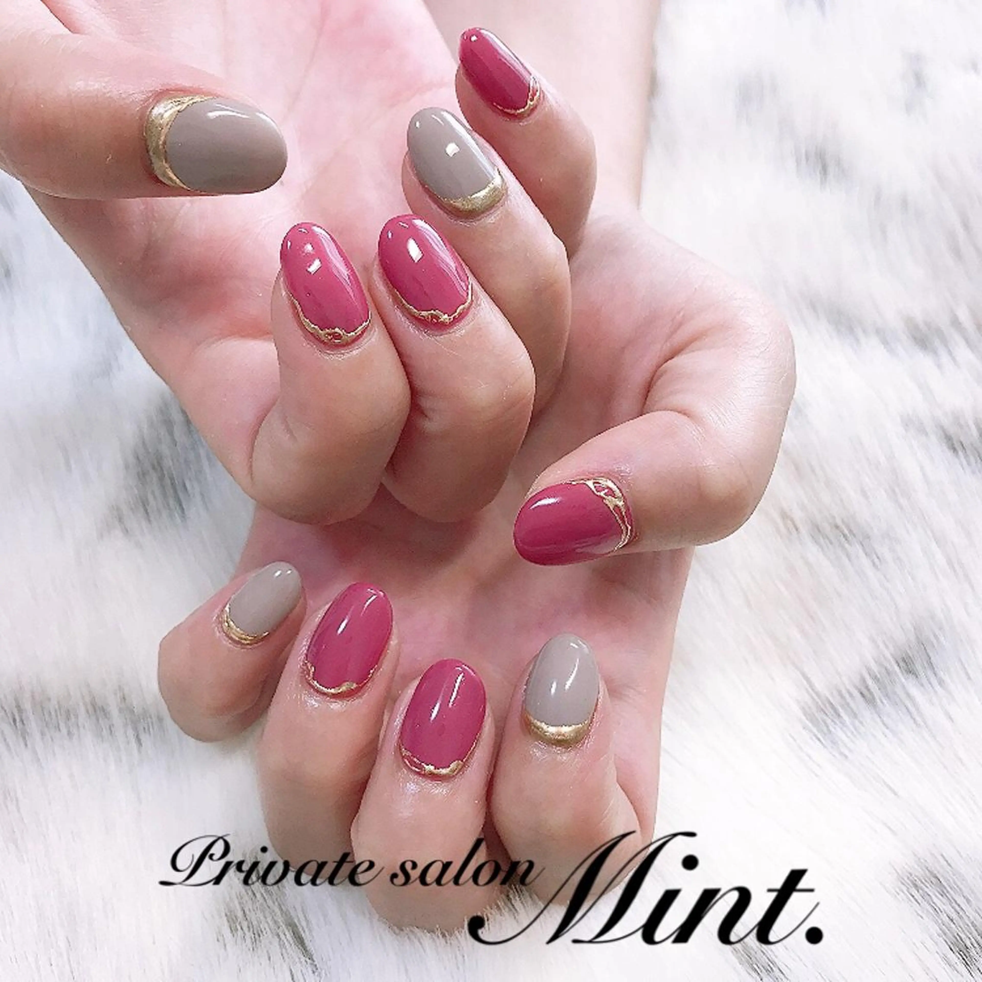 ショート ネイル ジェルネイル ハンドネイル Mint. nailのネイルデザイン
