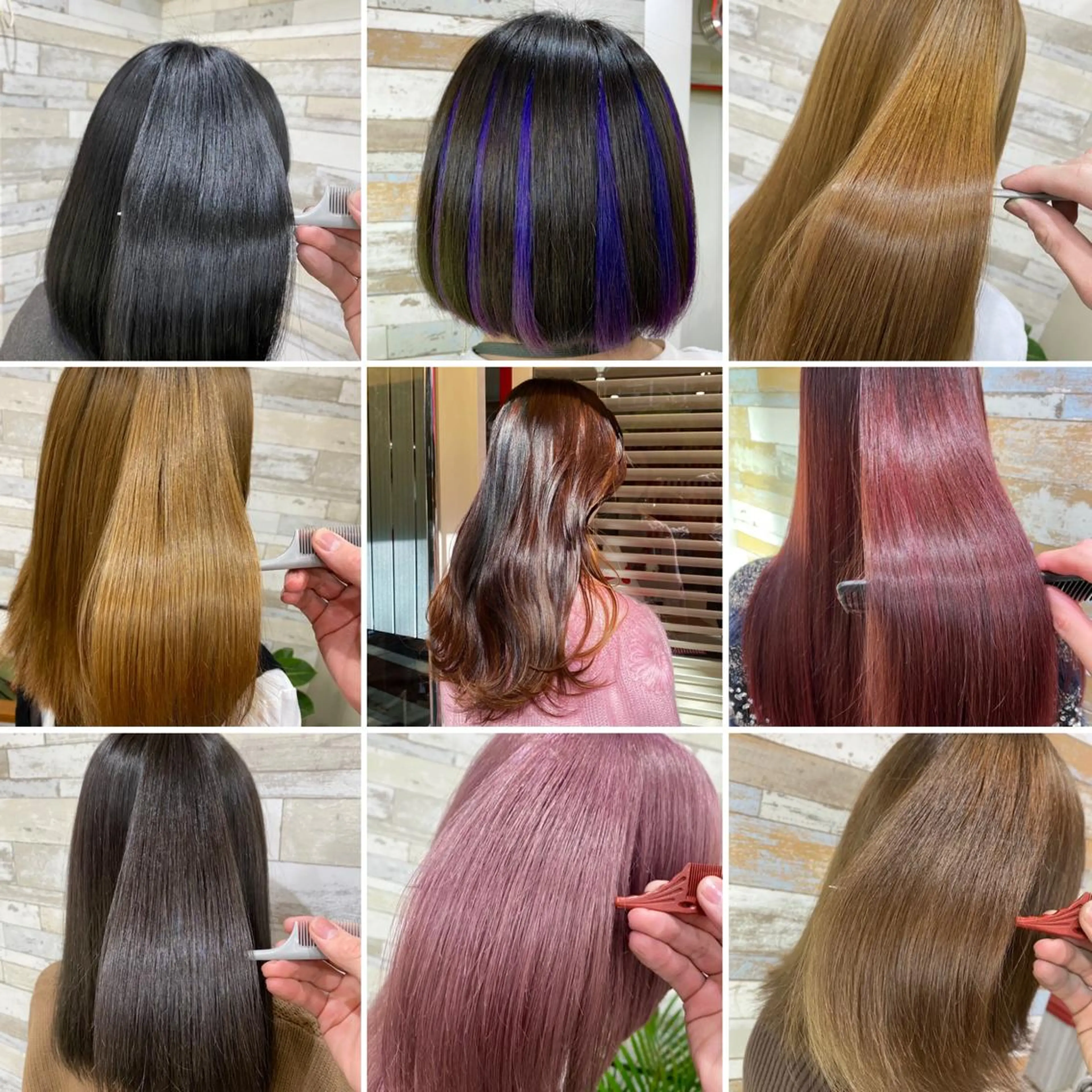 セミロング カラー トリートメント "PEPPU "所属・派手髪、ハイトーン ショートヘアShinのヘアスタイル