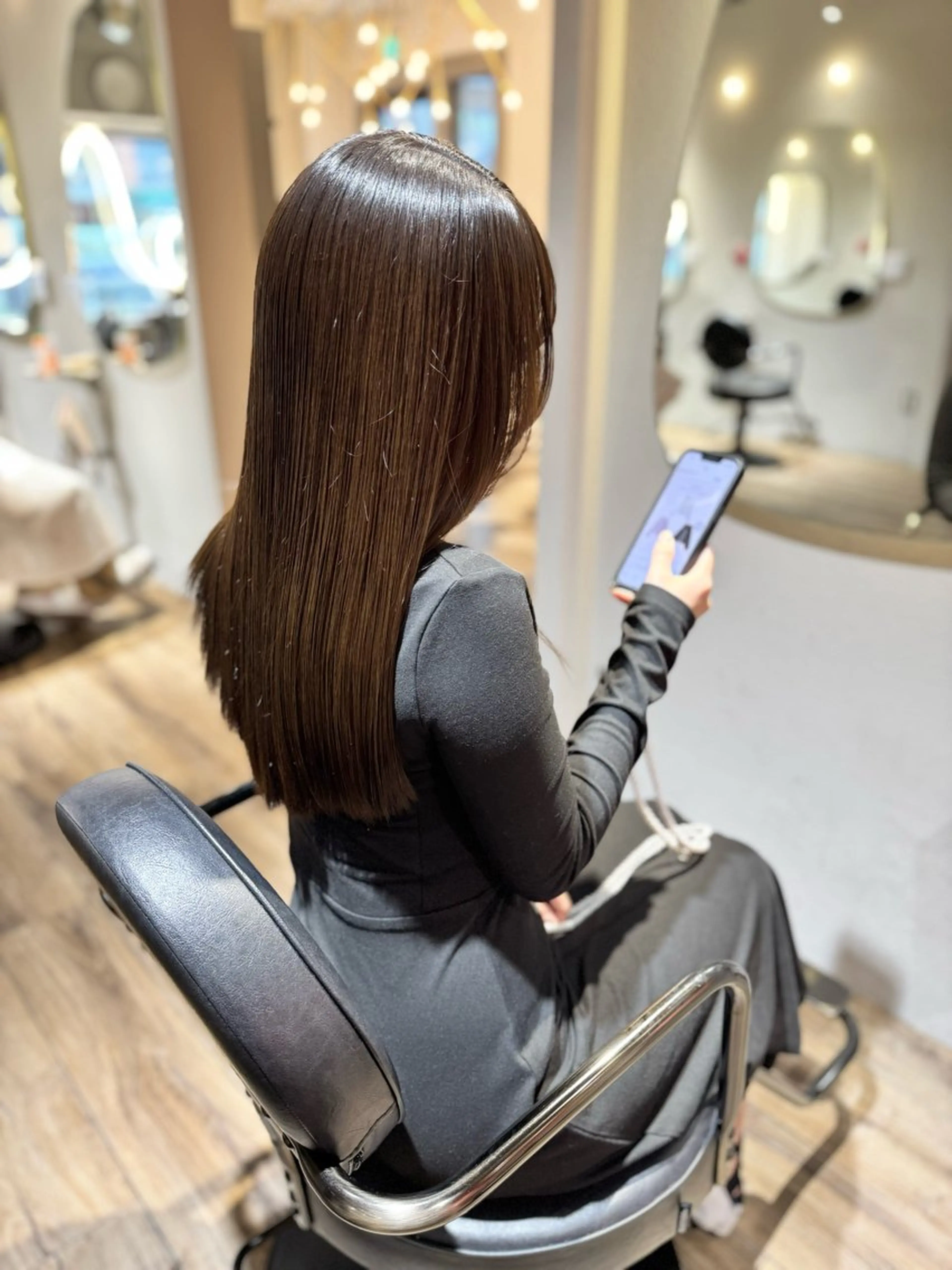 ロング カット ヘアカラー 【天満1艶髪】潤艶/ 髪質改善🌹釣本竜哉のヘアスタイル