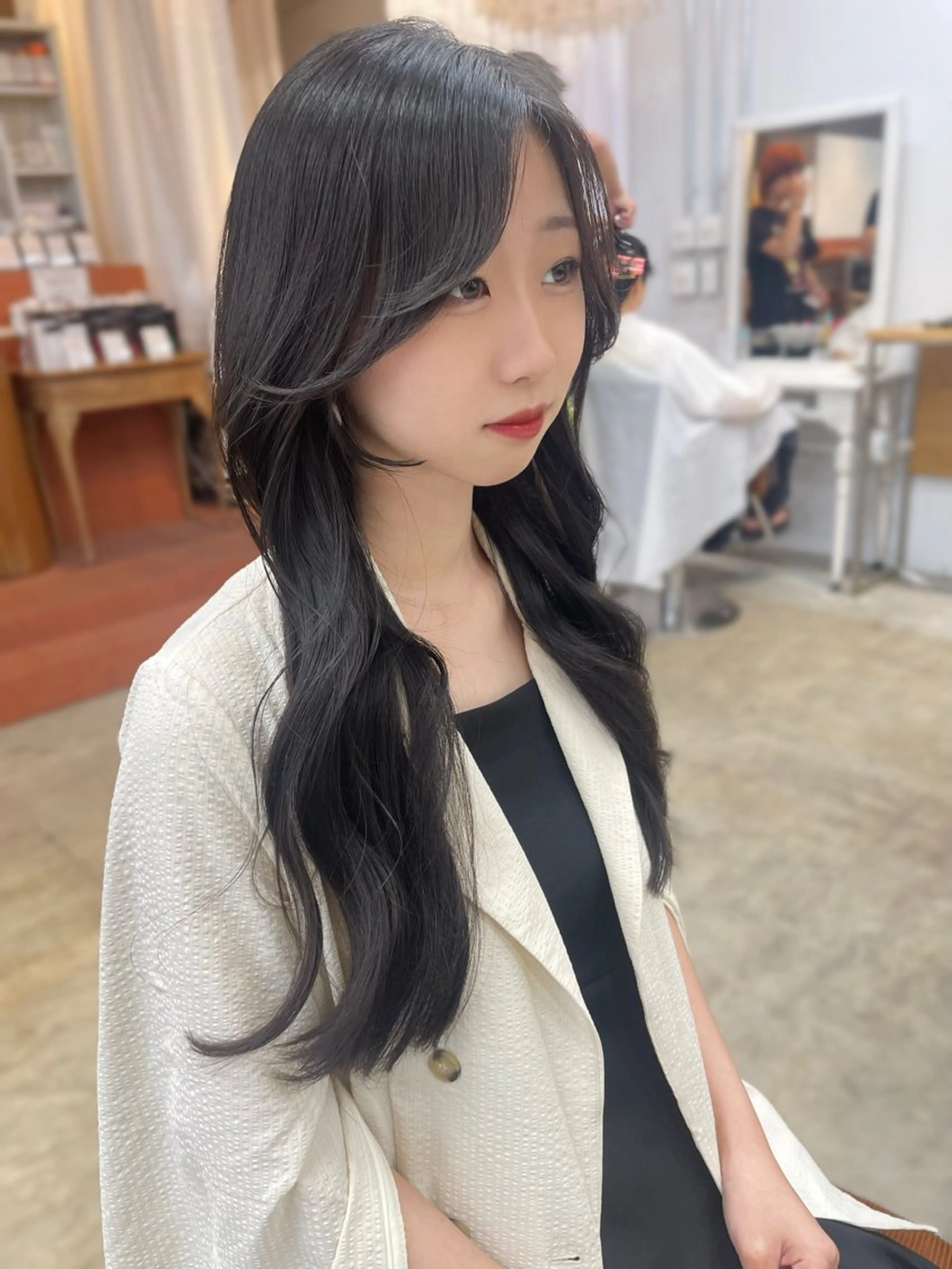 ロング カット ショート/レイヤー カット/ミサキ💐のヘアスタイル