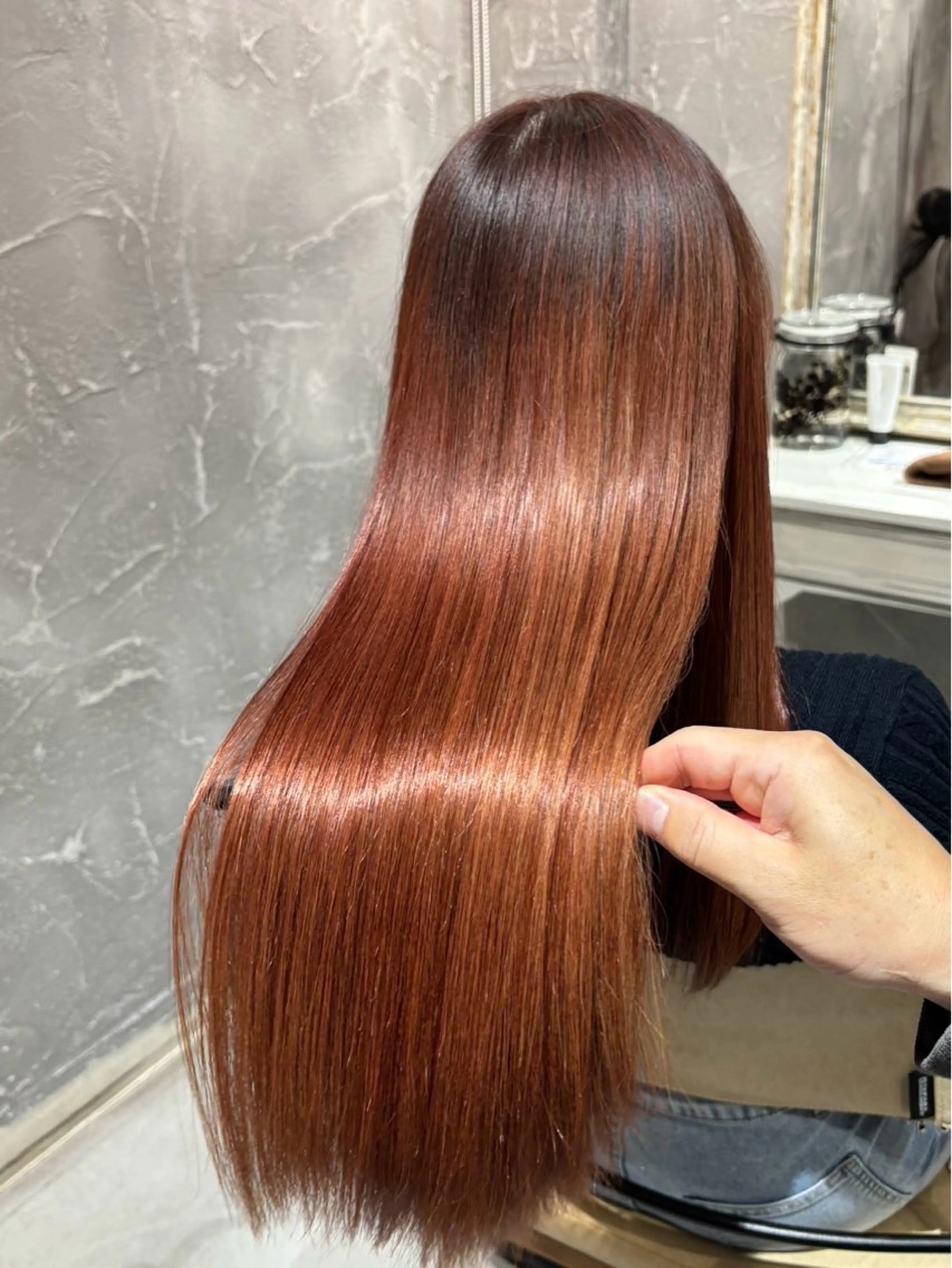 ロング カラー ヘアカラー トリートメント classika Kayoのヘアスタイル