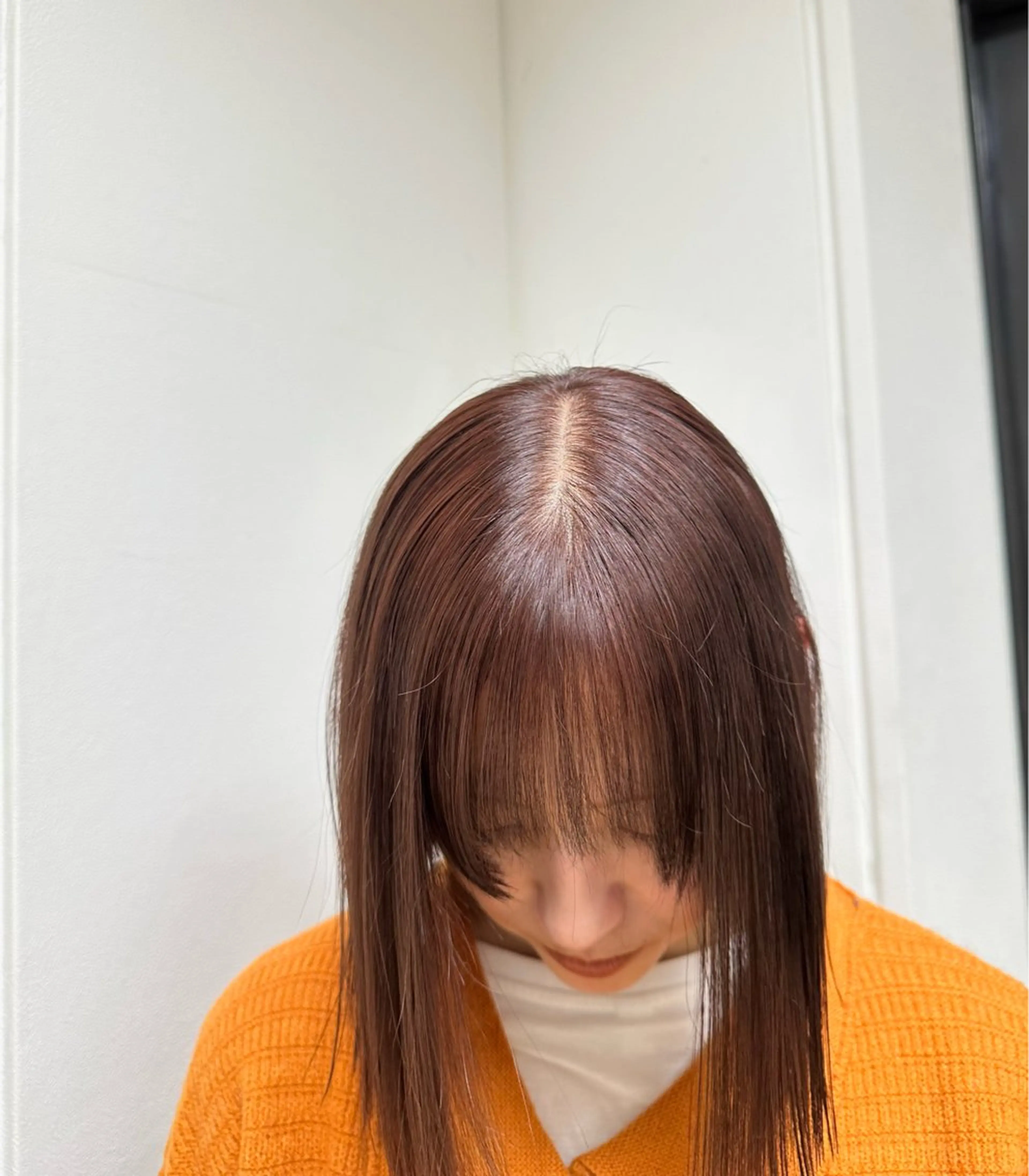 ミディアム cie所属・ふくし りこのヘアスタイル