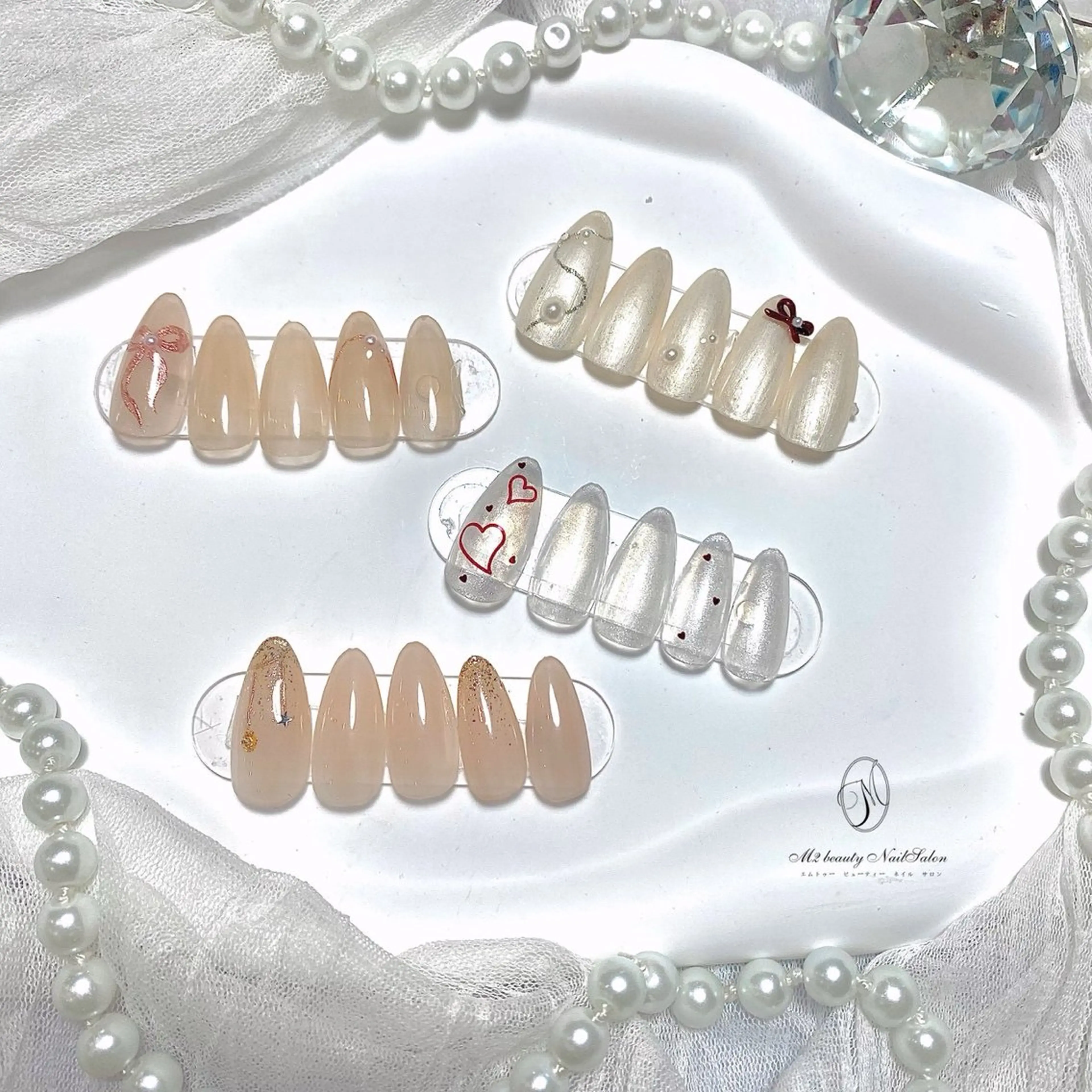 ネイル オフィスネイル ハンドネイル M2beauty Renaのネイルデザイン