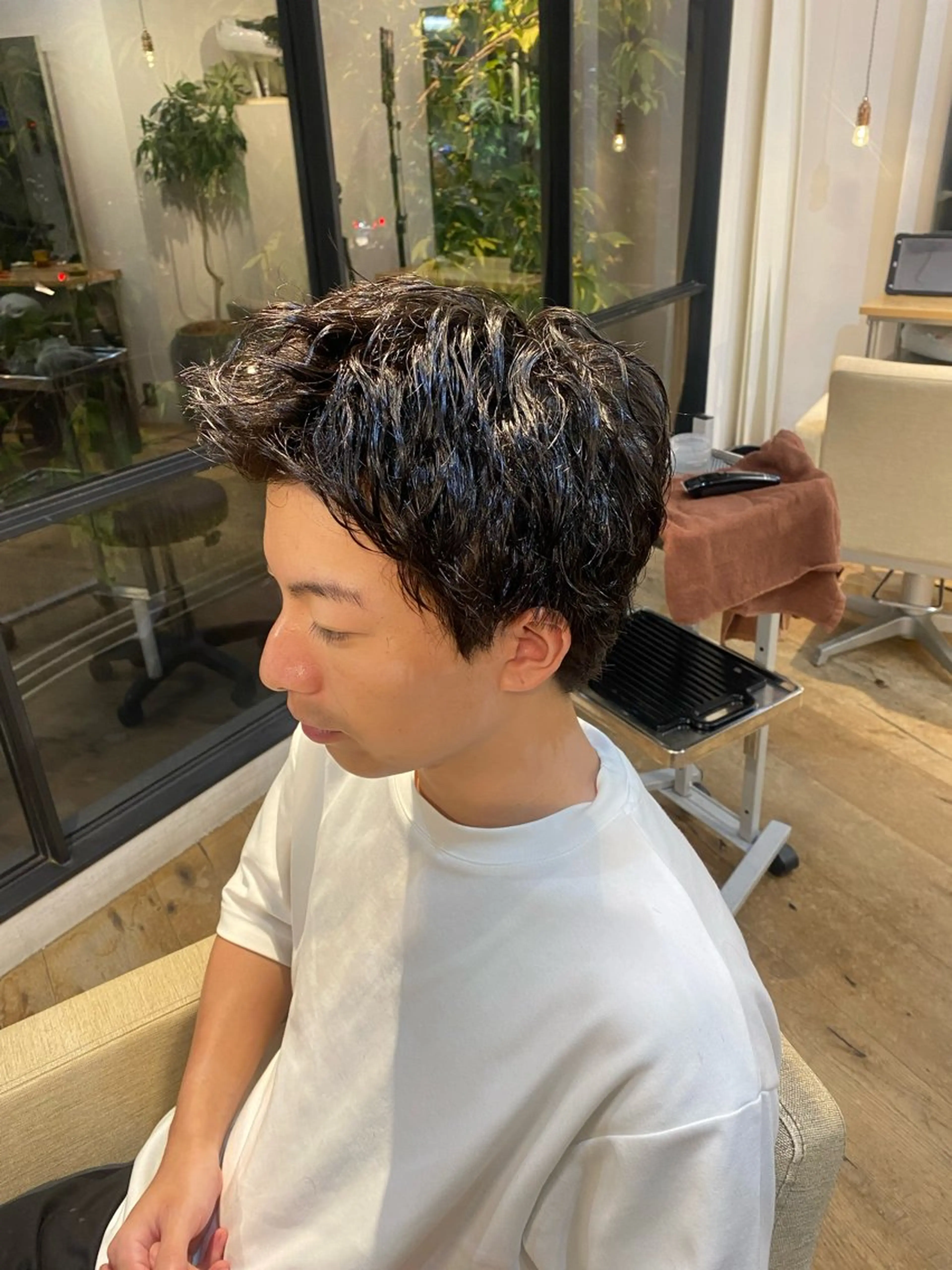 ショート メンズ メンズパーマ メンズショート スパイキーショート メンズツイストパーマ ショートヘア カット パーマ 女子ウケメンズ 海外風ヘア/yuzuのヘアスタイル