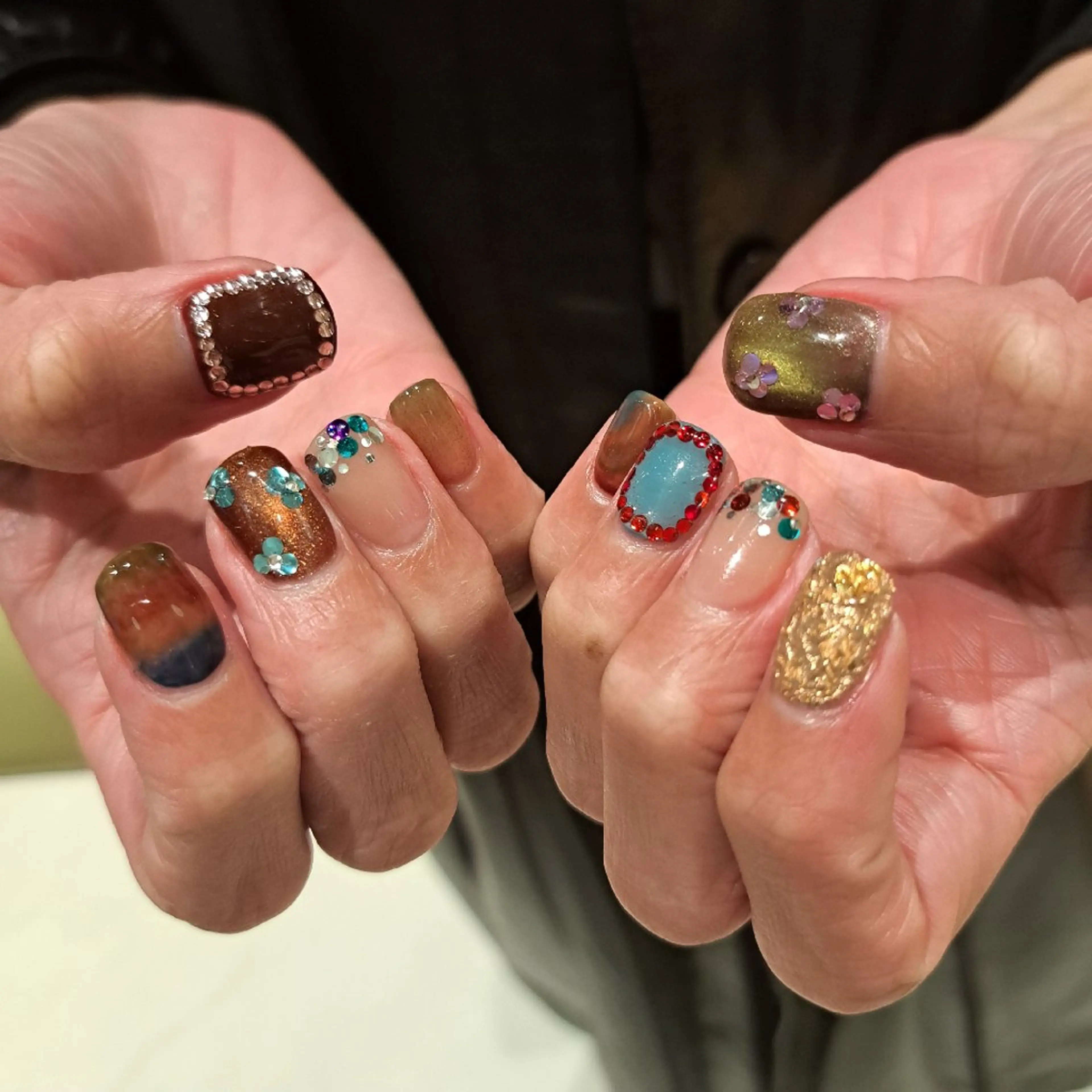 ネイル アートネイル ジェルネイル マグネットネイル 持ち込み Nail mood /アートし放題のネイルデザイン