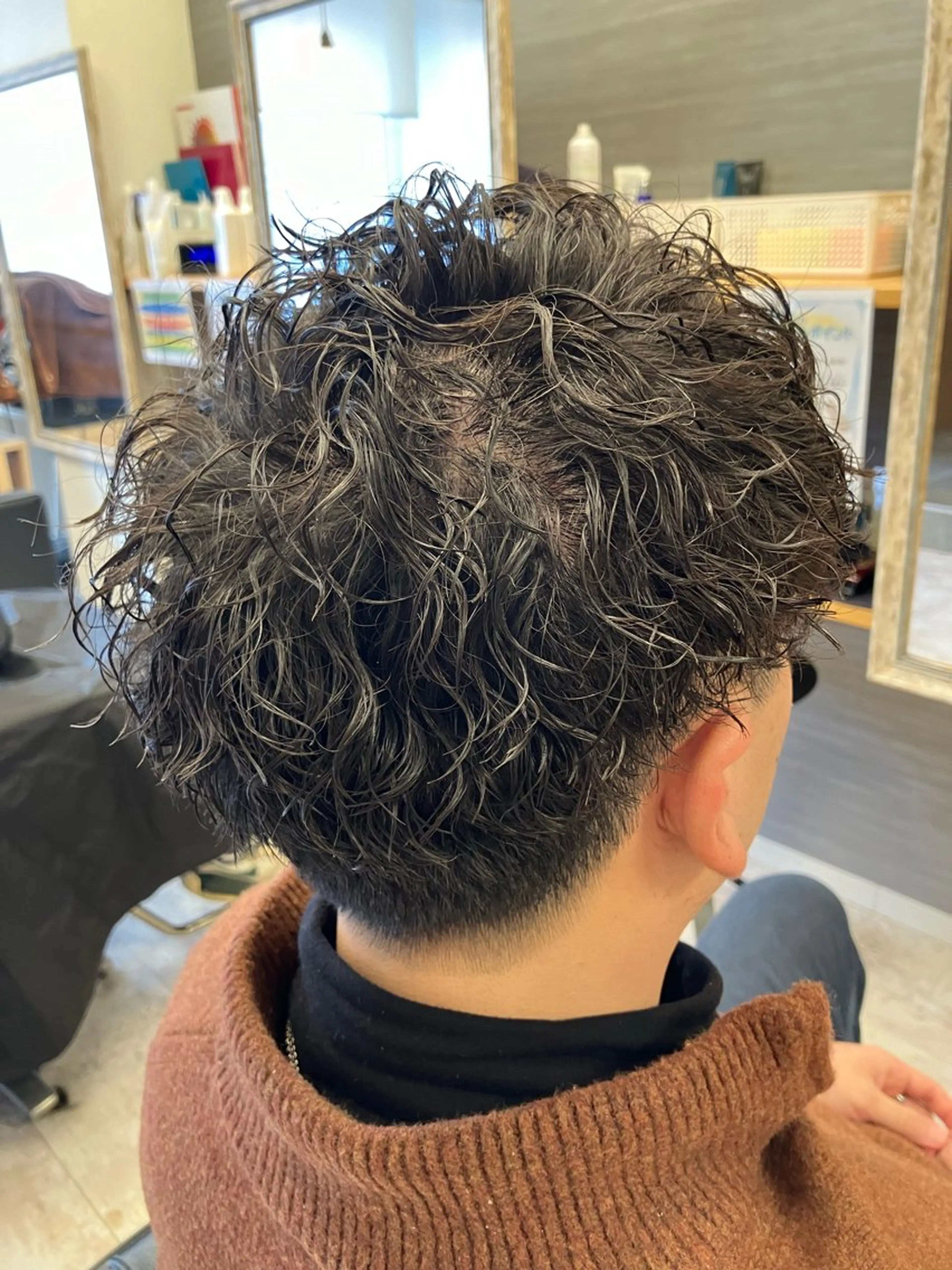 パーマ メンズ カット パーマ メンズ特化/パーマ/ フェードWATARUのヘアスタイル