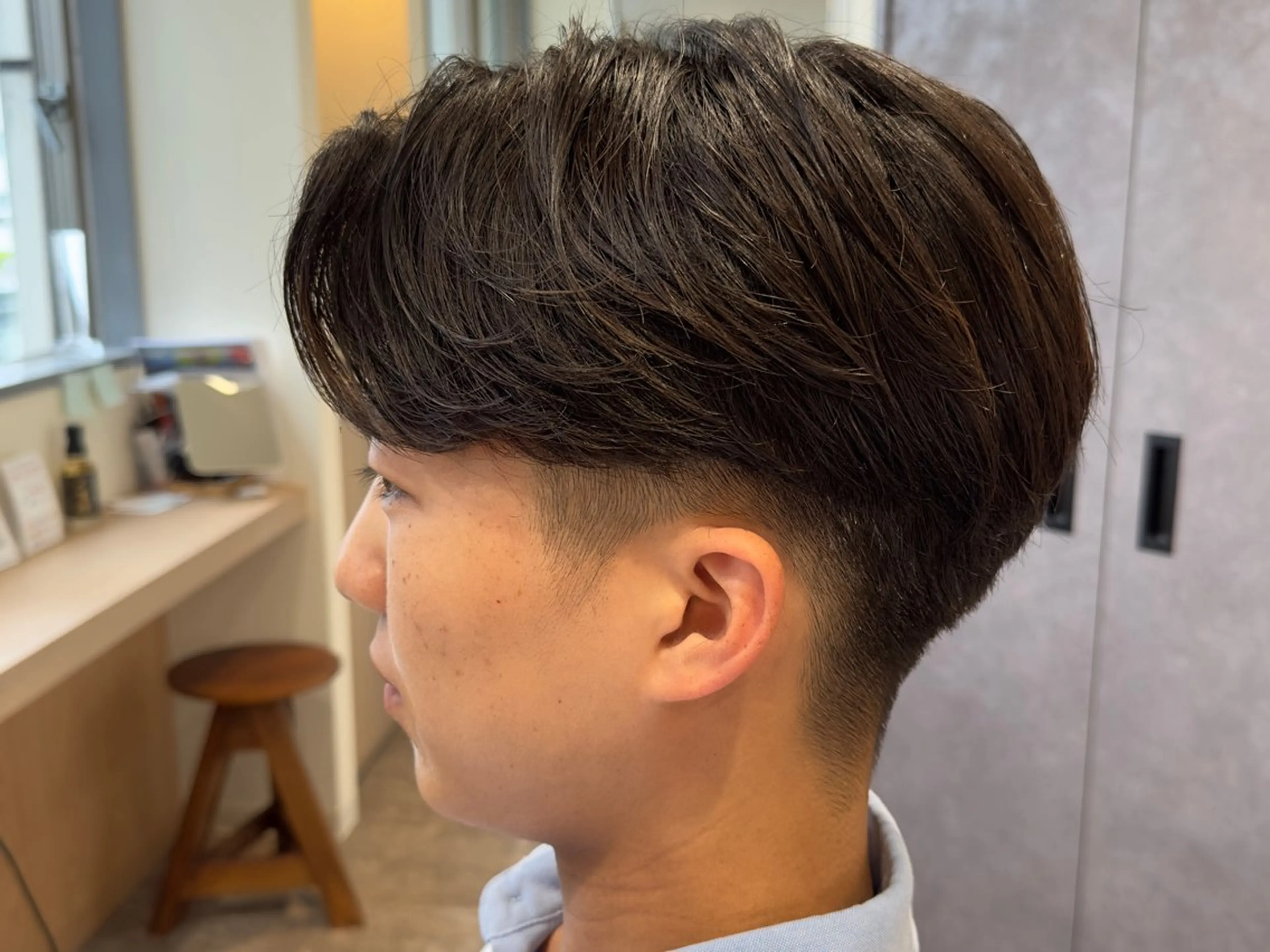メンズ カット 【メンズパーマ】比嘉 啓人のヘアスタイル