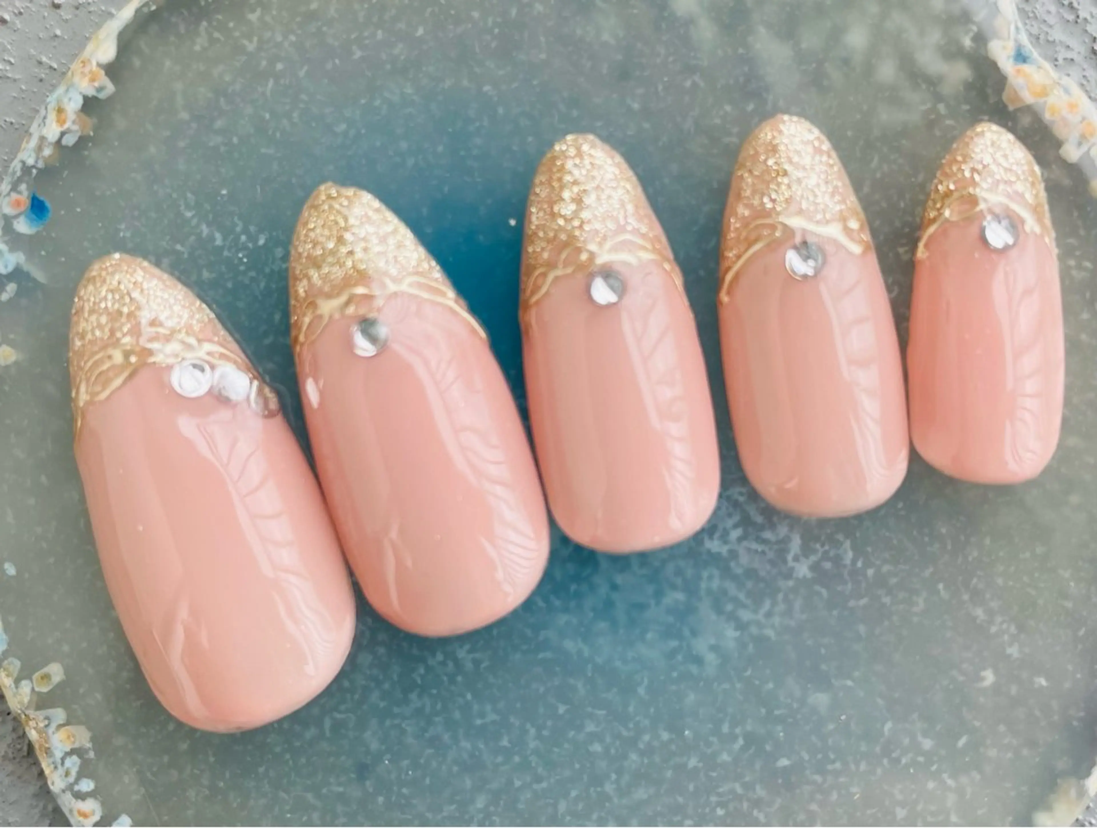 ネイル フレンチネイル ミラーネイル ニュアンスネイル ハンドネイル koto nails所属・koto nailsのネイルデザイン