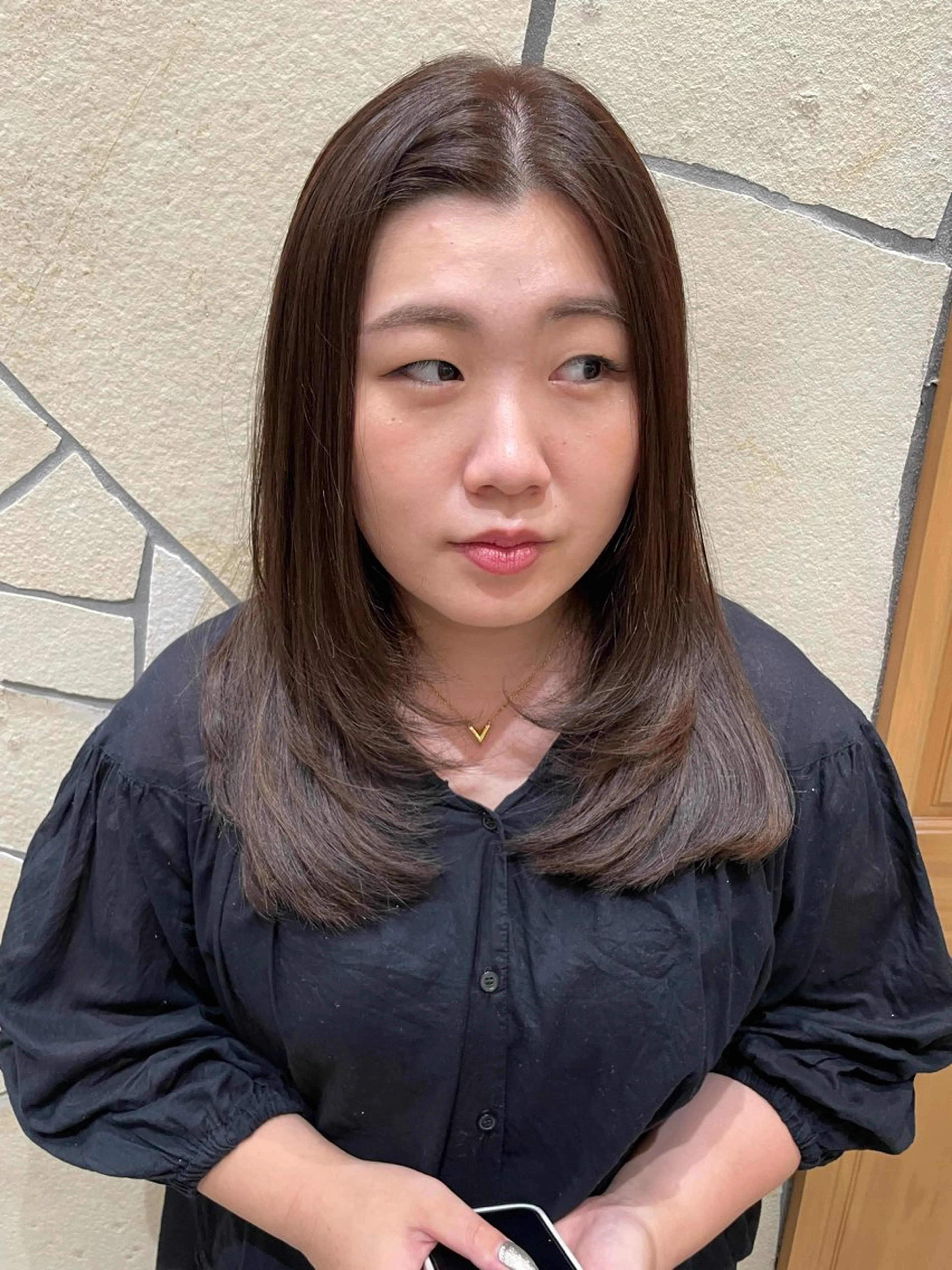 ロング カラー レイヤーカット カット ヘアカラー トリートメント k-two✨たき艶感 カラー／美髪矯正のヘアスタイル
