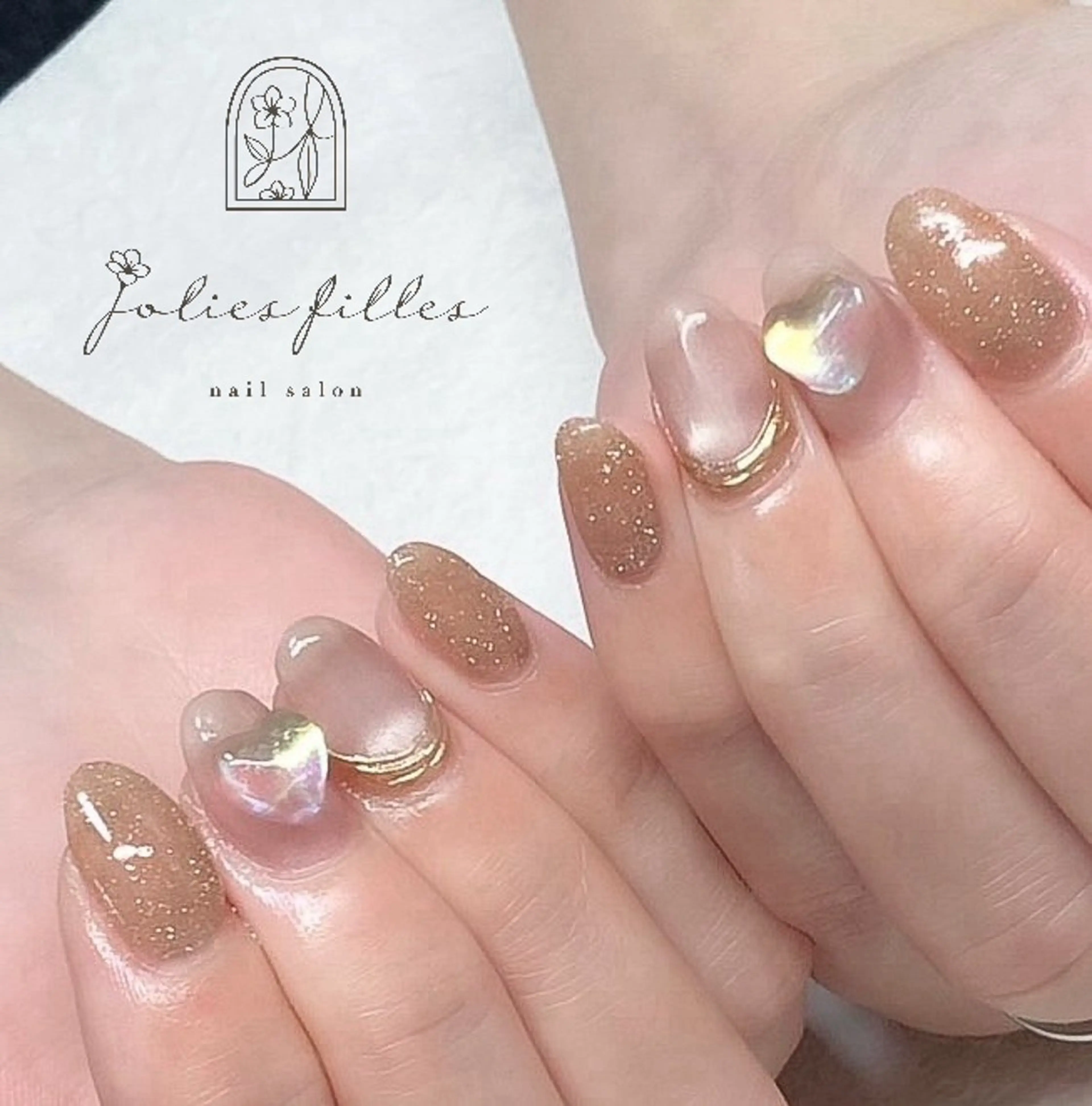 ネイル マグネットネイル ハンドネイル ジョリフィーユ 中出のネイルデザイン