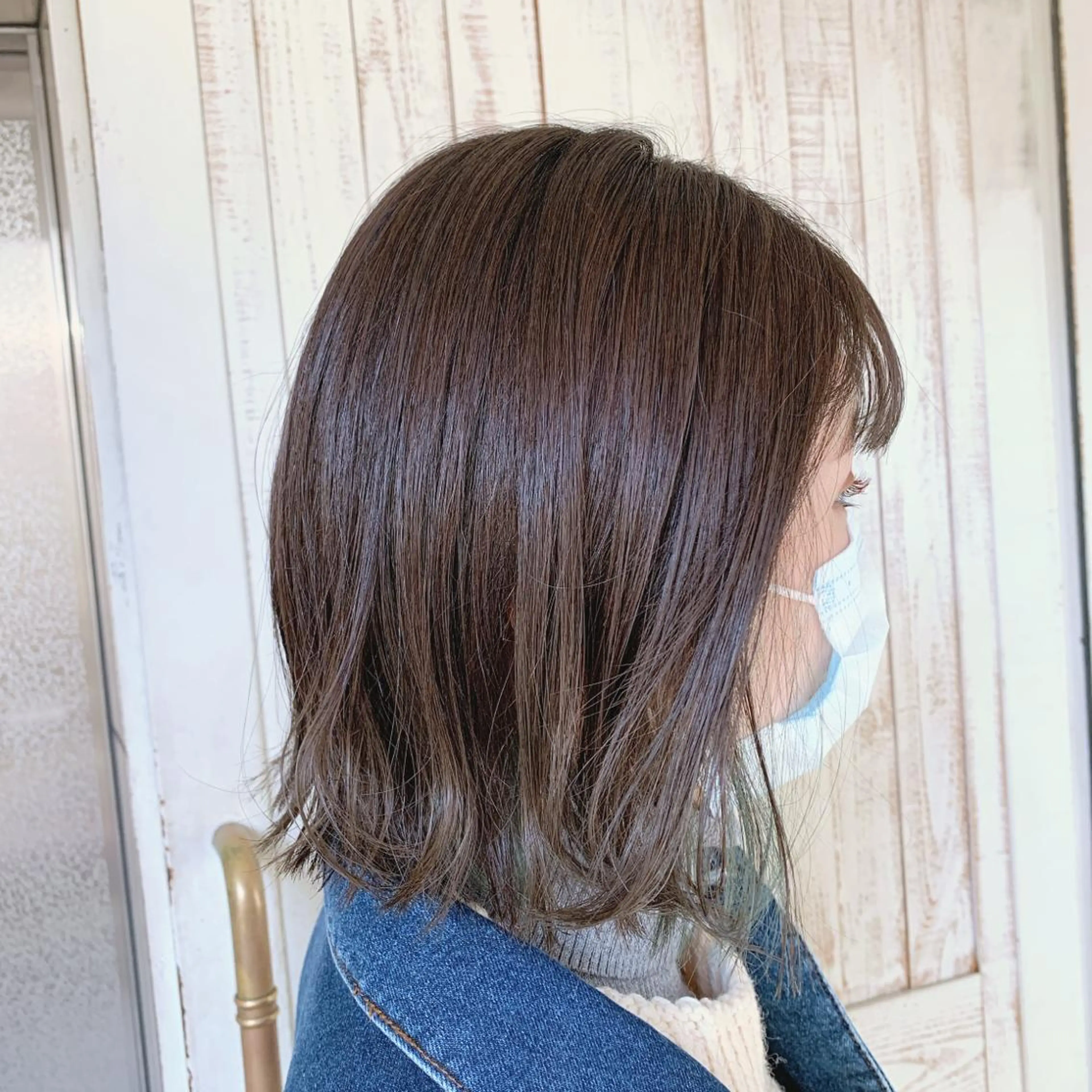 ショート カラー ヘアアレンジ ベージュカラー インナーカラー オリーブベージュ カット ヘアカラー トリートメント JYUNESU表参道所属・似合わせhair🔸 アサダ　タカコ🔸のヘアスタイル