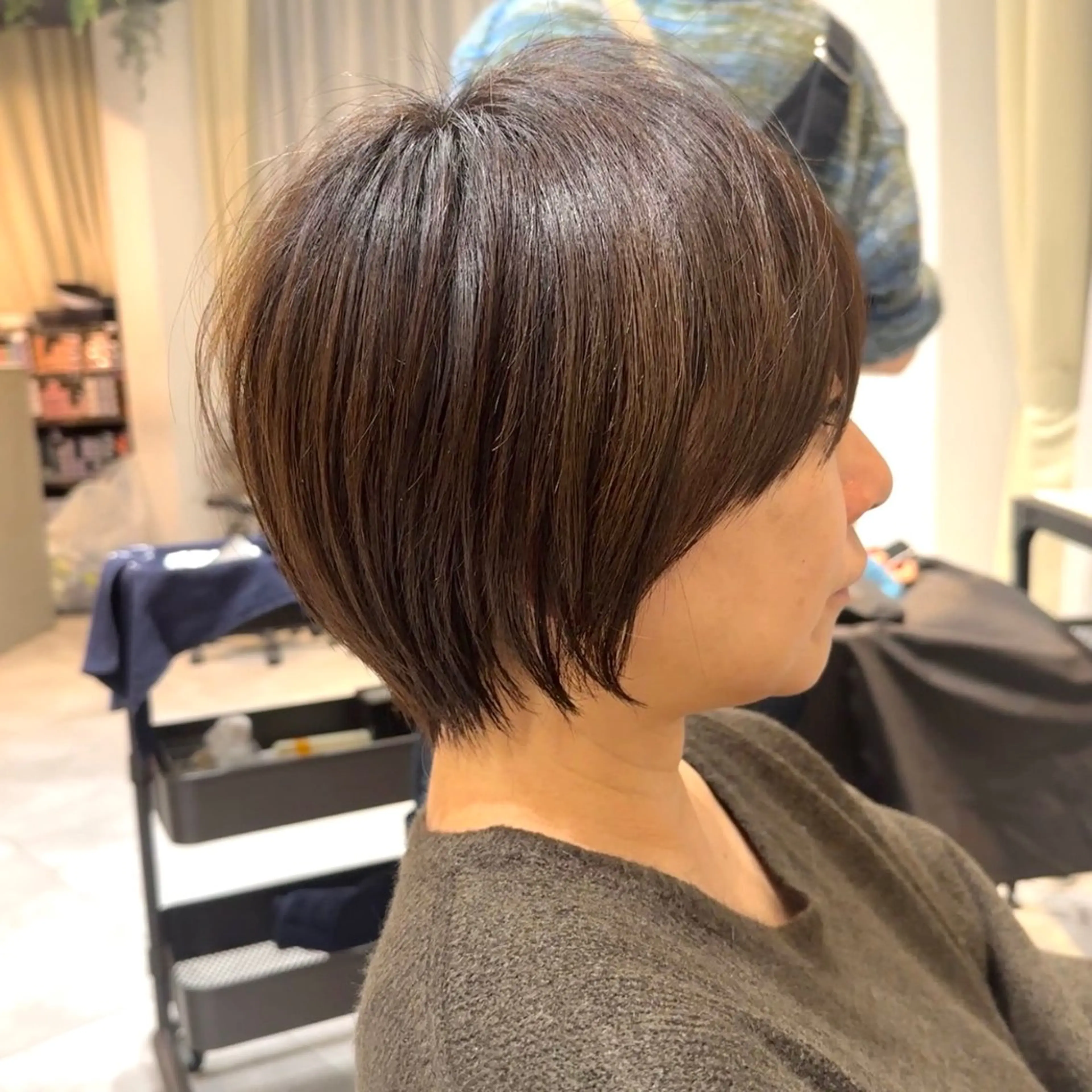 ショート GO TODAY  NU茶屋町所属・白石晃樹/縮毛矯正/ 髪質改善/ストレートのヘアスタイル
