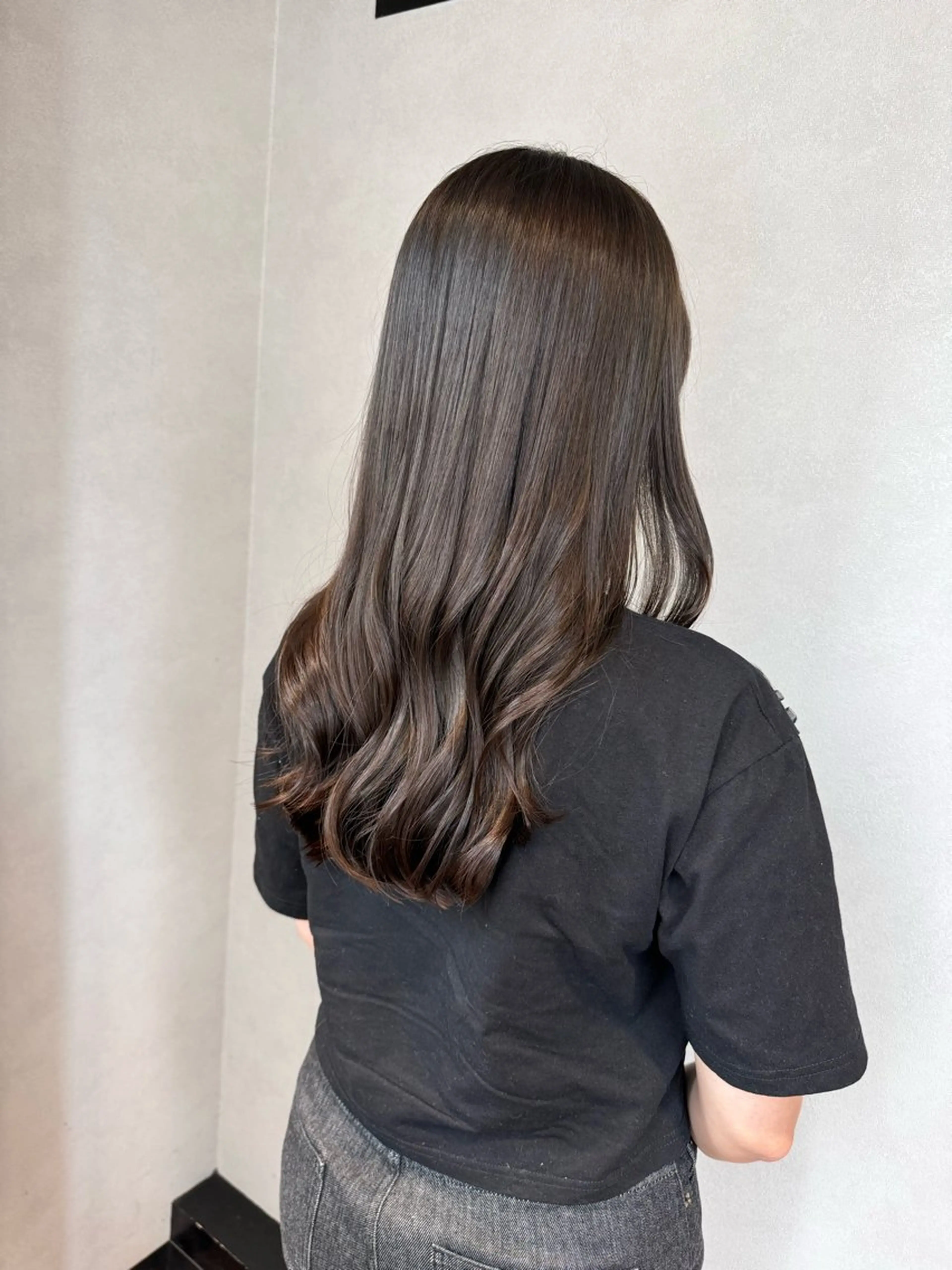 ロング カット ヘアカラー トリートメント 門野 優羽のヘアスタイル