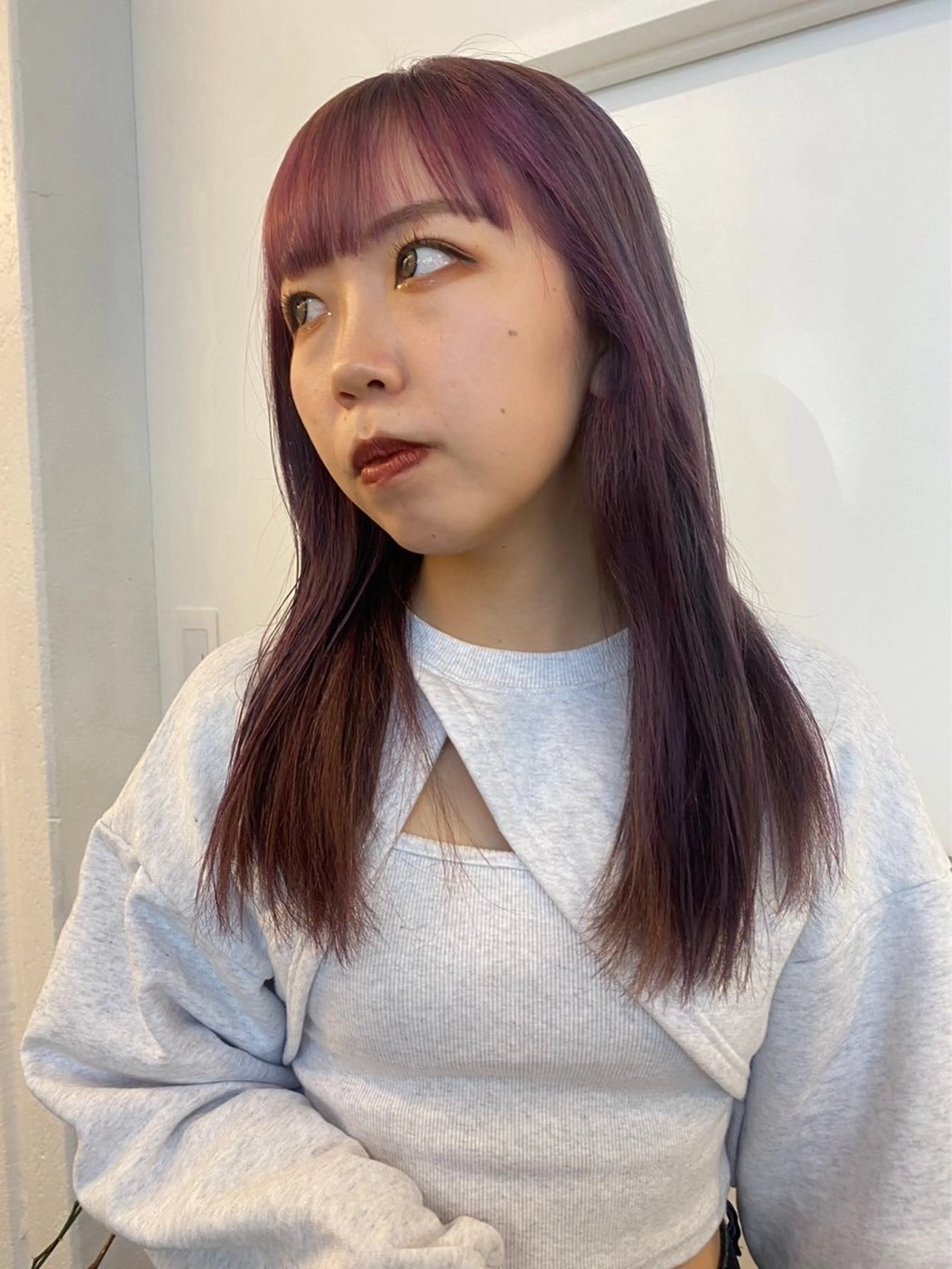 ロング カラー ブリーチ ヘアカラー 🍒透明感カラー mutsuki🍒のヘアスタイル