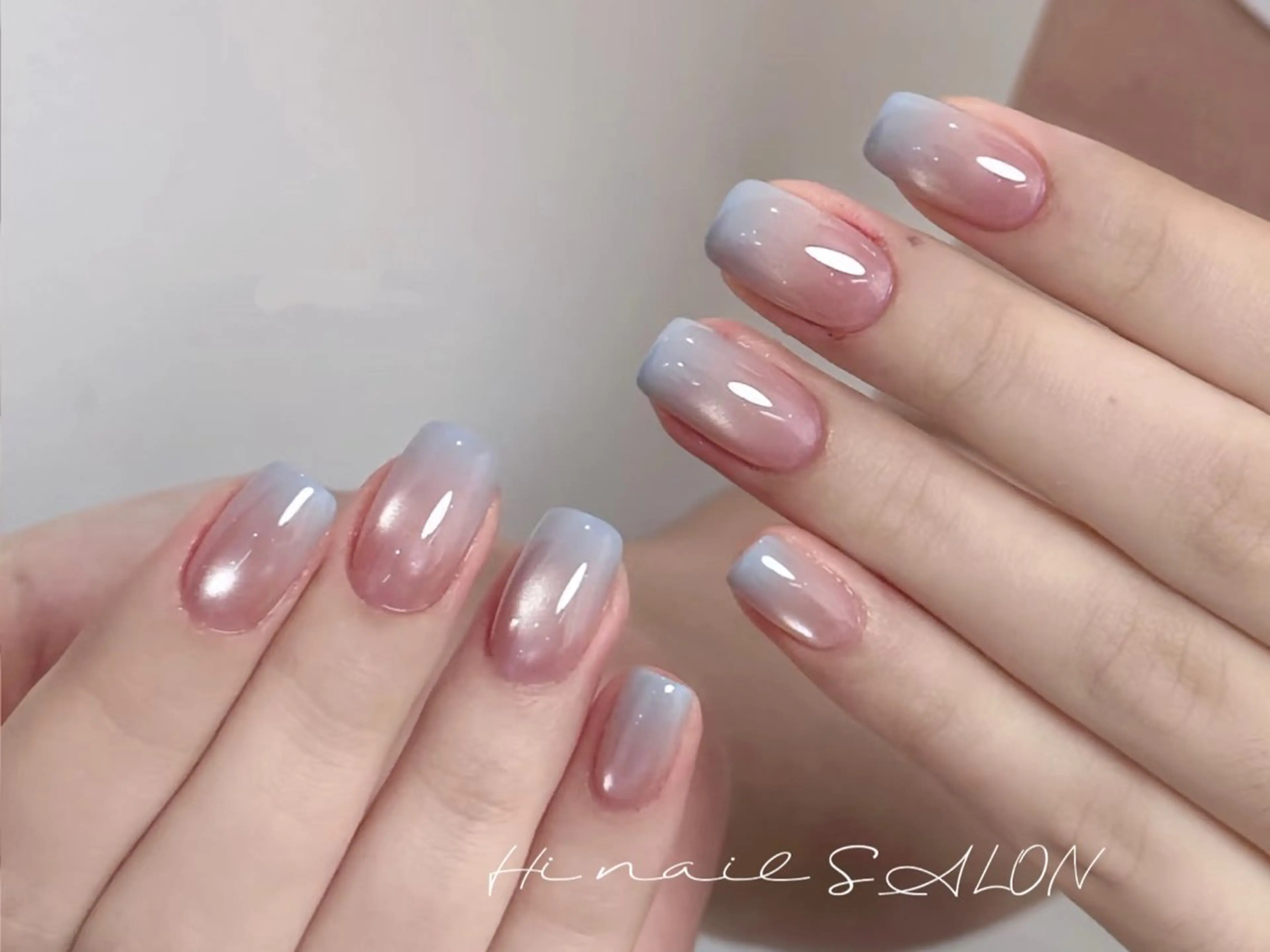 ネイル チークネイル フラッシュネイル フレンチネイル 韓国ネイル マグネットネイル ハンドネイル Hi nail Miyuki池袋東口のネイルデザイン