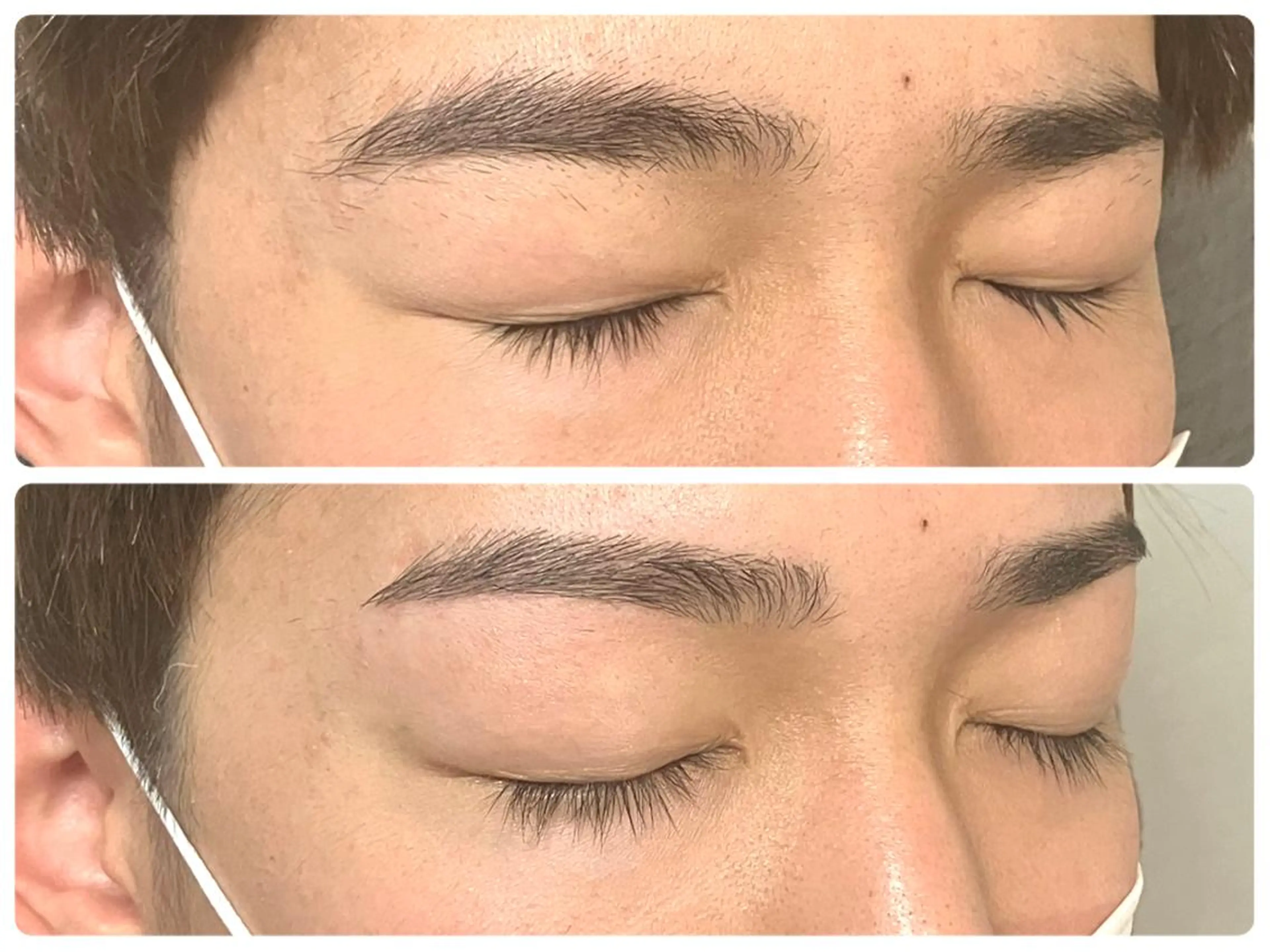 平日限定【✨学割U24✨】メンズ🙆♂️美眉ワックス+骨格診断(間引き込) 2回目以降◎4730円の写真