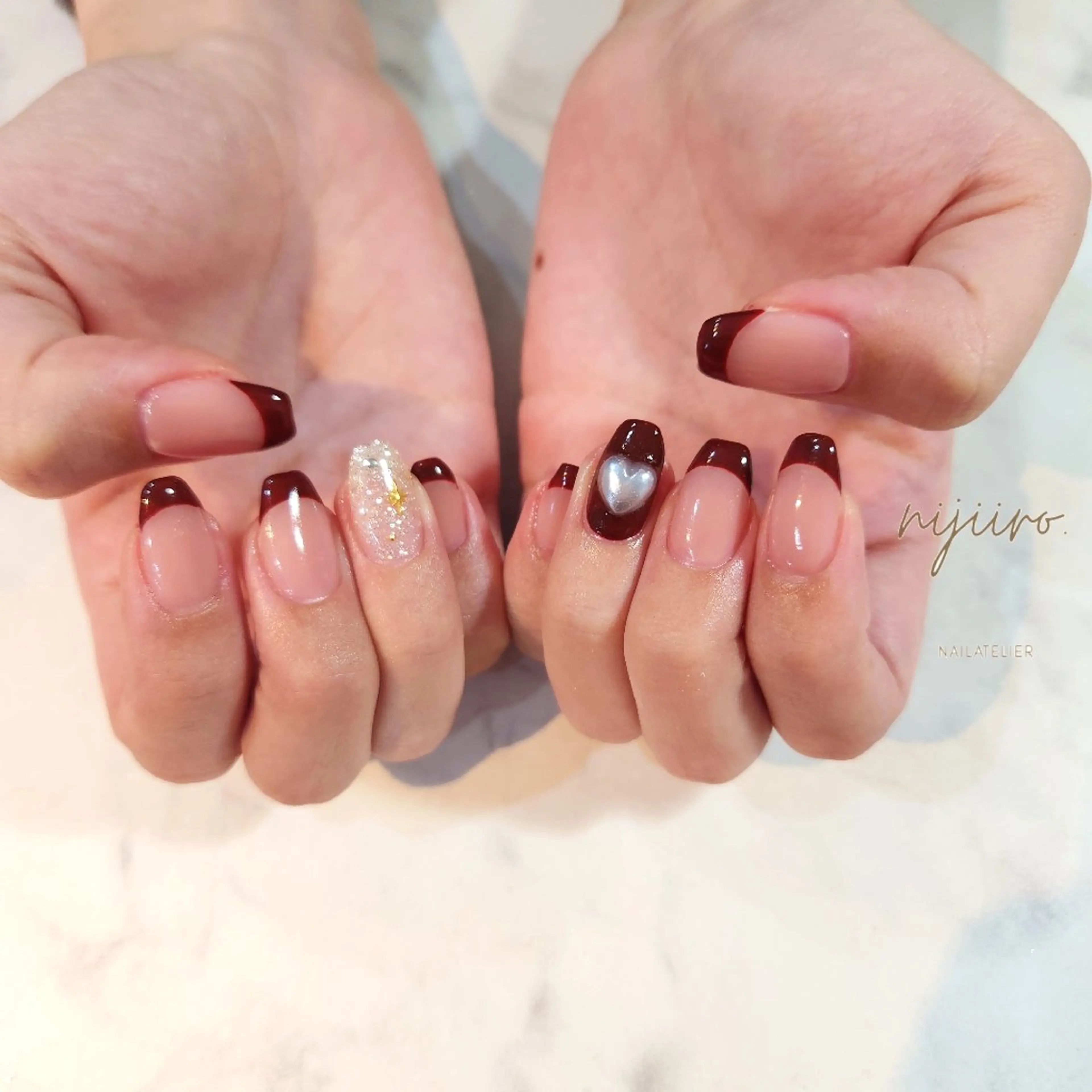 ネイル ハンドネイル nailatelier nijiiro.所属・nijiiro🌈 サトウのネイルデザイン