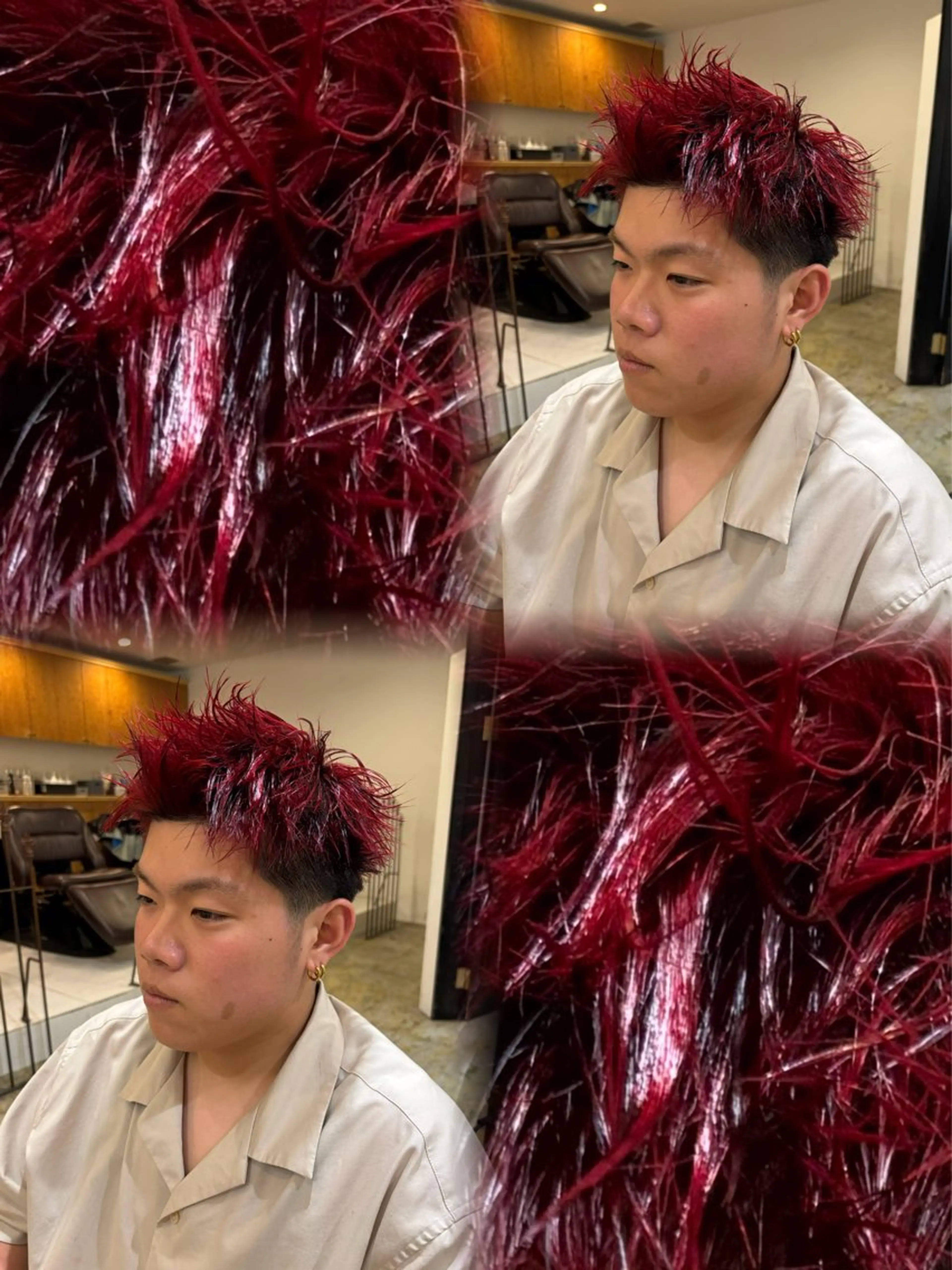 カラー メンズ ヘアカラー 川畑悠真 /メンズ縮毛矯正特化のヘアスタイル