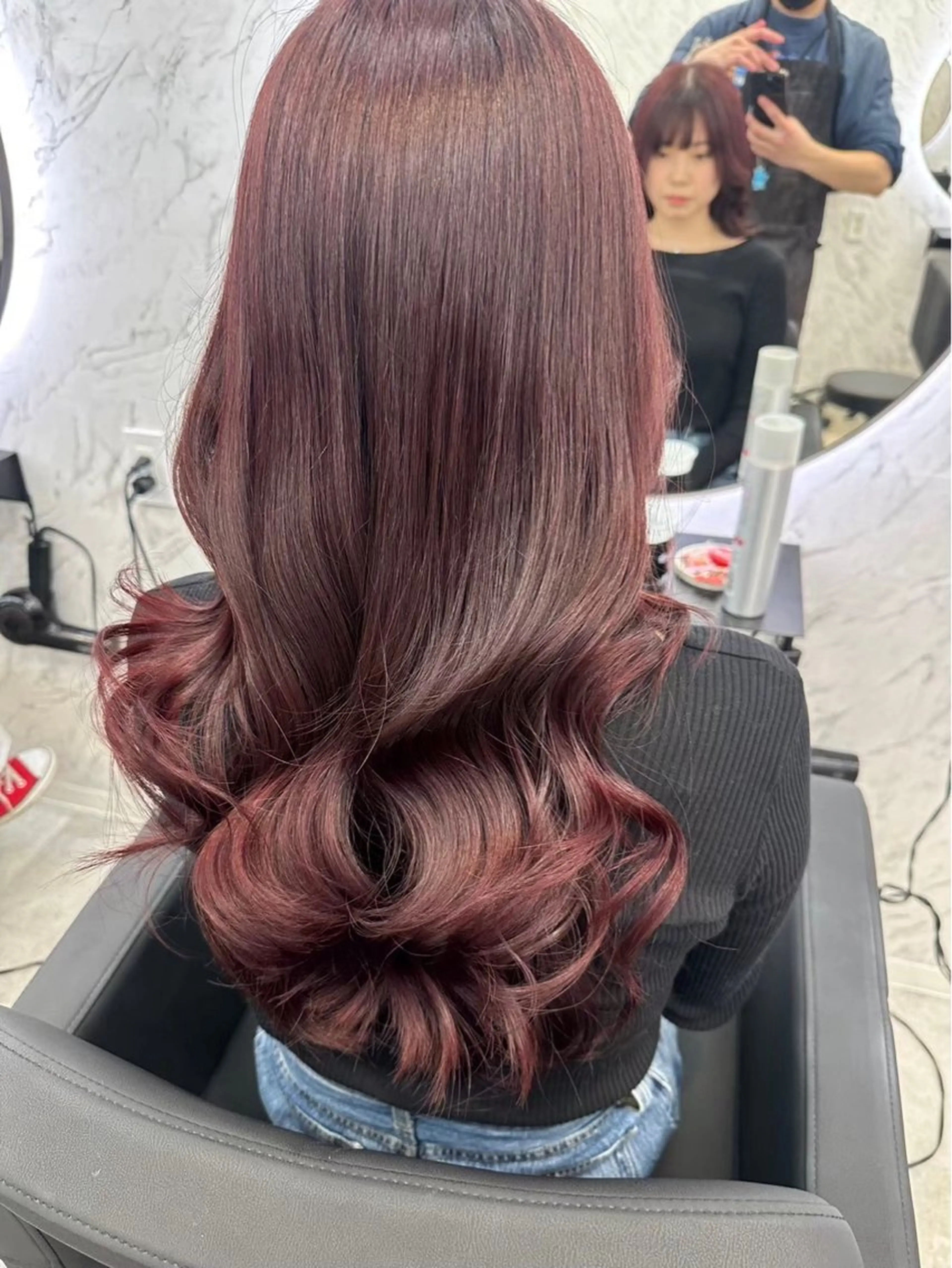 ヘアセット hair salon dot. mooda 韓国風サロン 町田店所属・韓国風ヘア🎀🩶 /♡𝓝𝓸𝓪♡のヘアスタイル