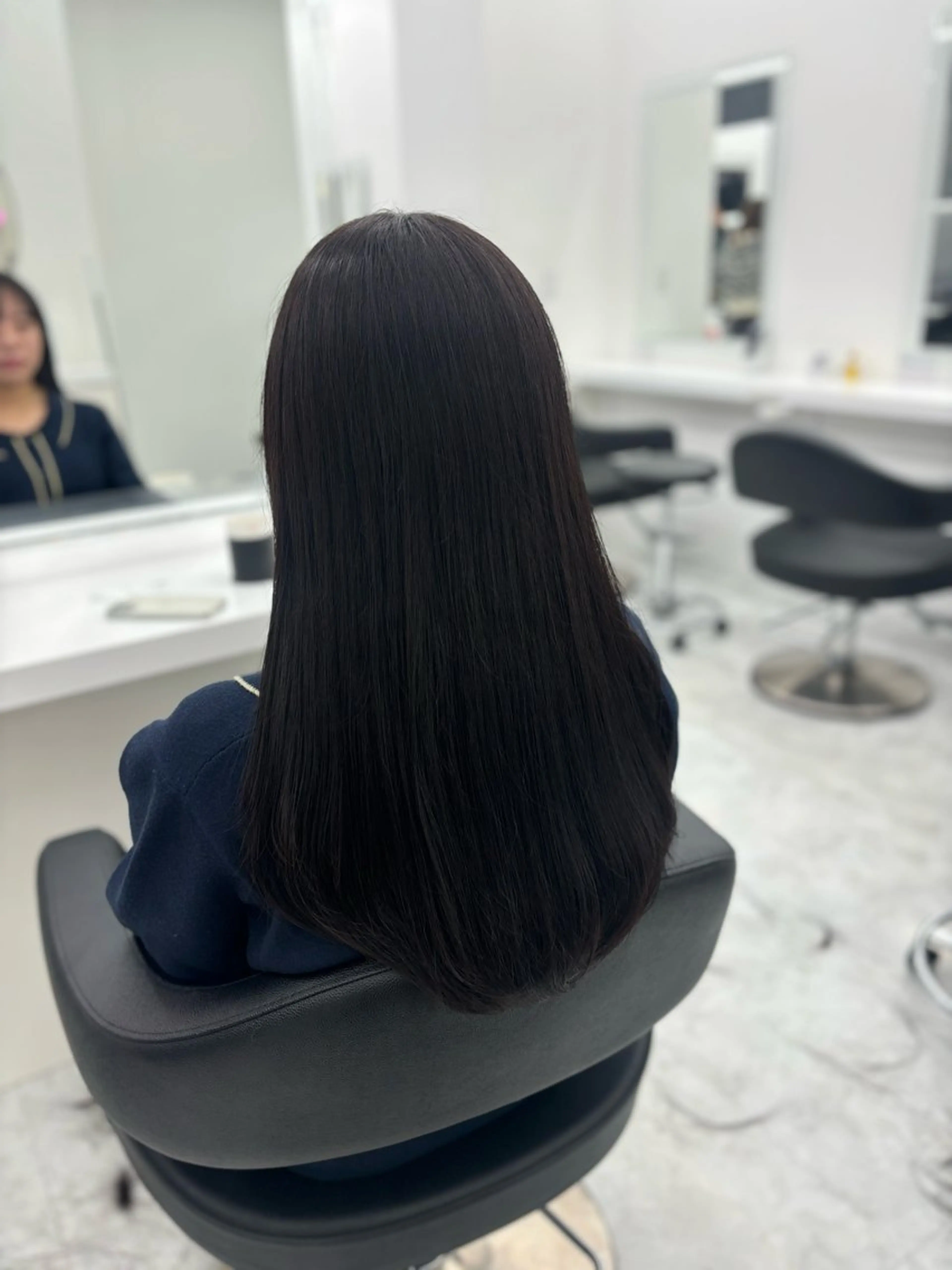 セミロング カラー ヘアカラー トリートメント 🤍レイヤー/顔周り 暖色hirari🤍のヘアスタイル