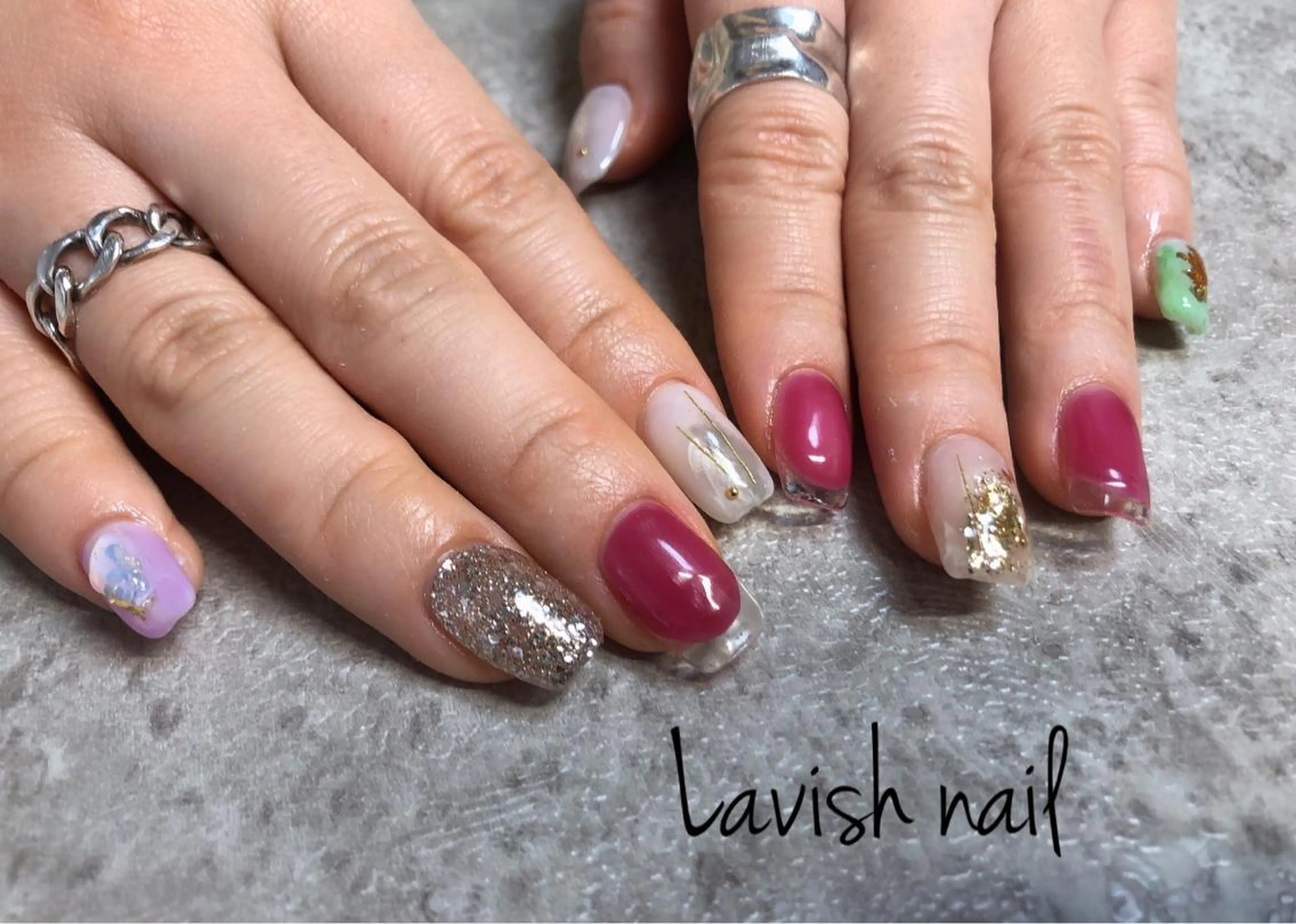 ネイル ハンドネイル Lavish nailのネイルデザイン