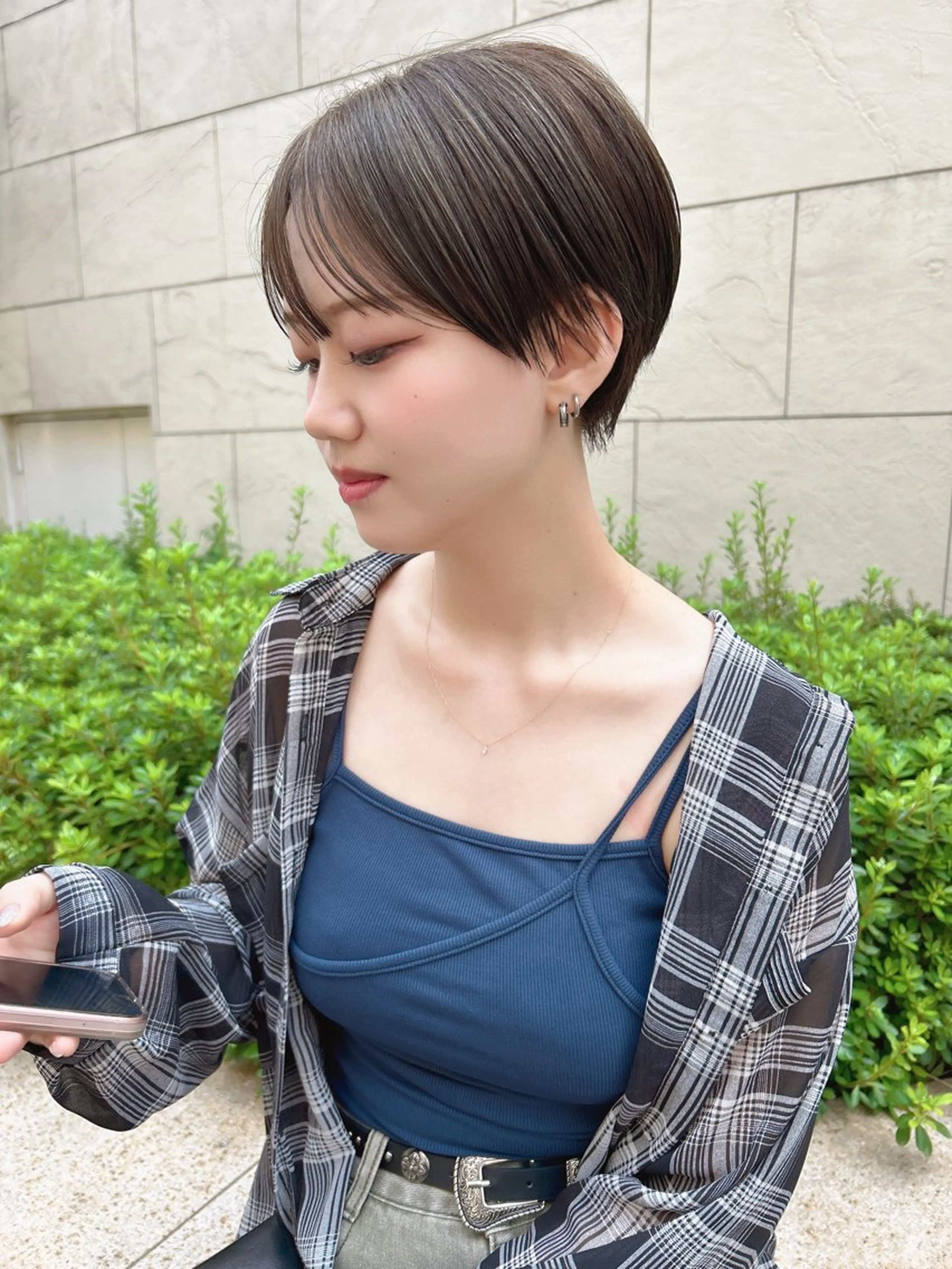 ショート カラー カット ヘアカラー トリートメント 髪質改善will hairdesignのヘアスタイル