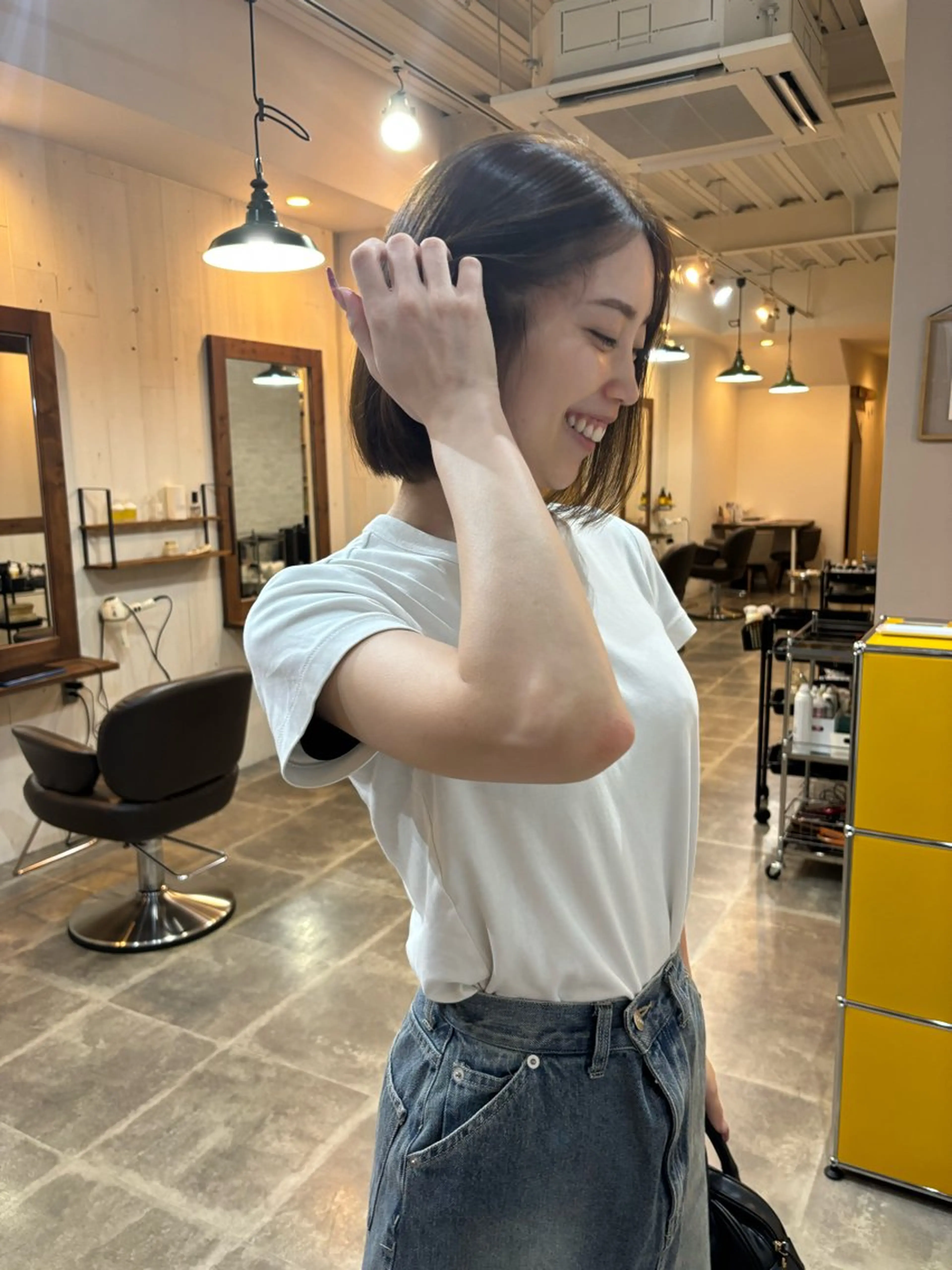 ショート ボブ LIBETT EAST所属・LIBETT EAST🌼糟谷紗璃のヘアスタイル