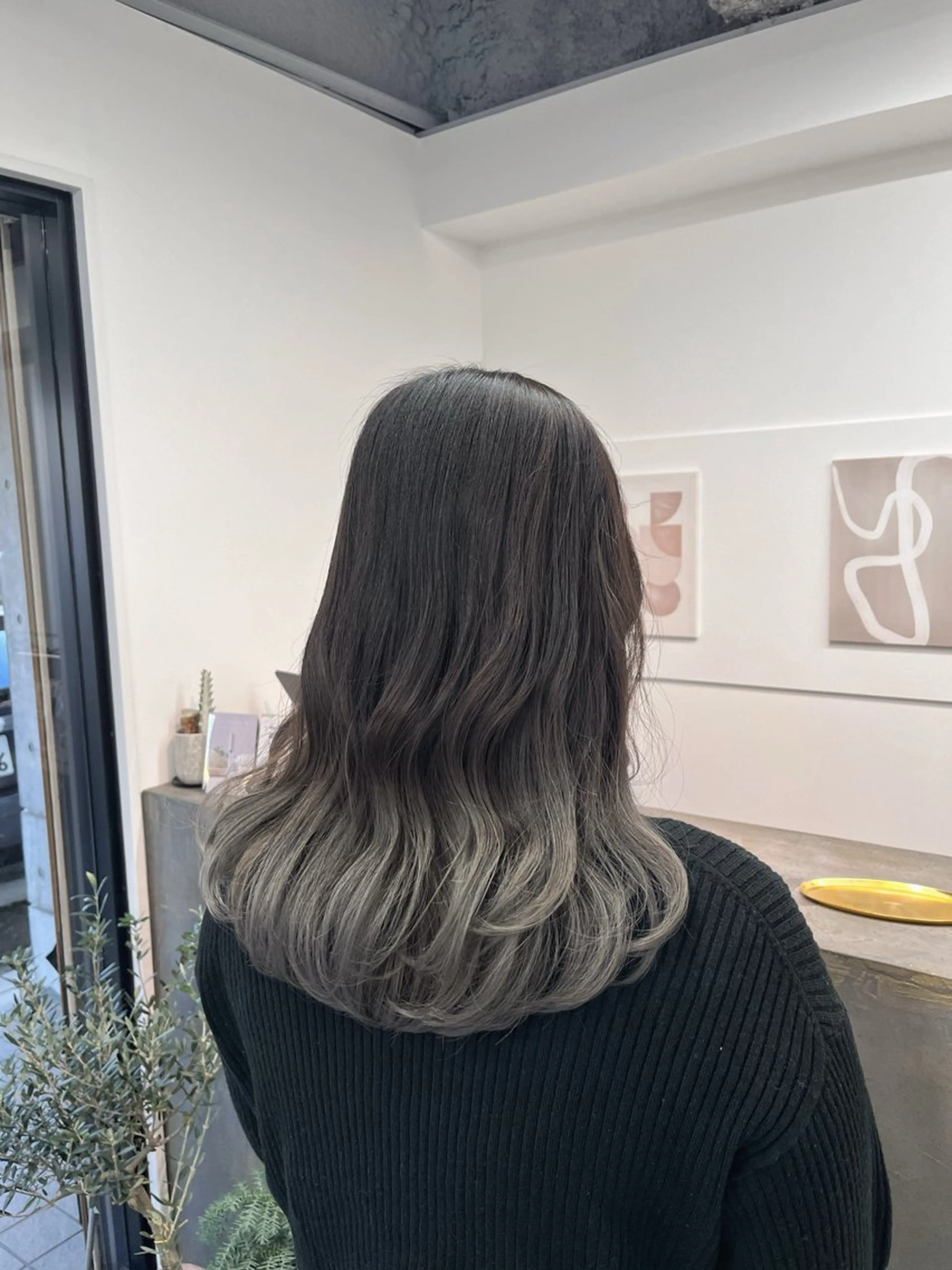セミロング カラー hair salon SILLO.のヘアスタイル